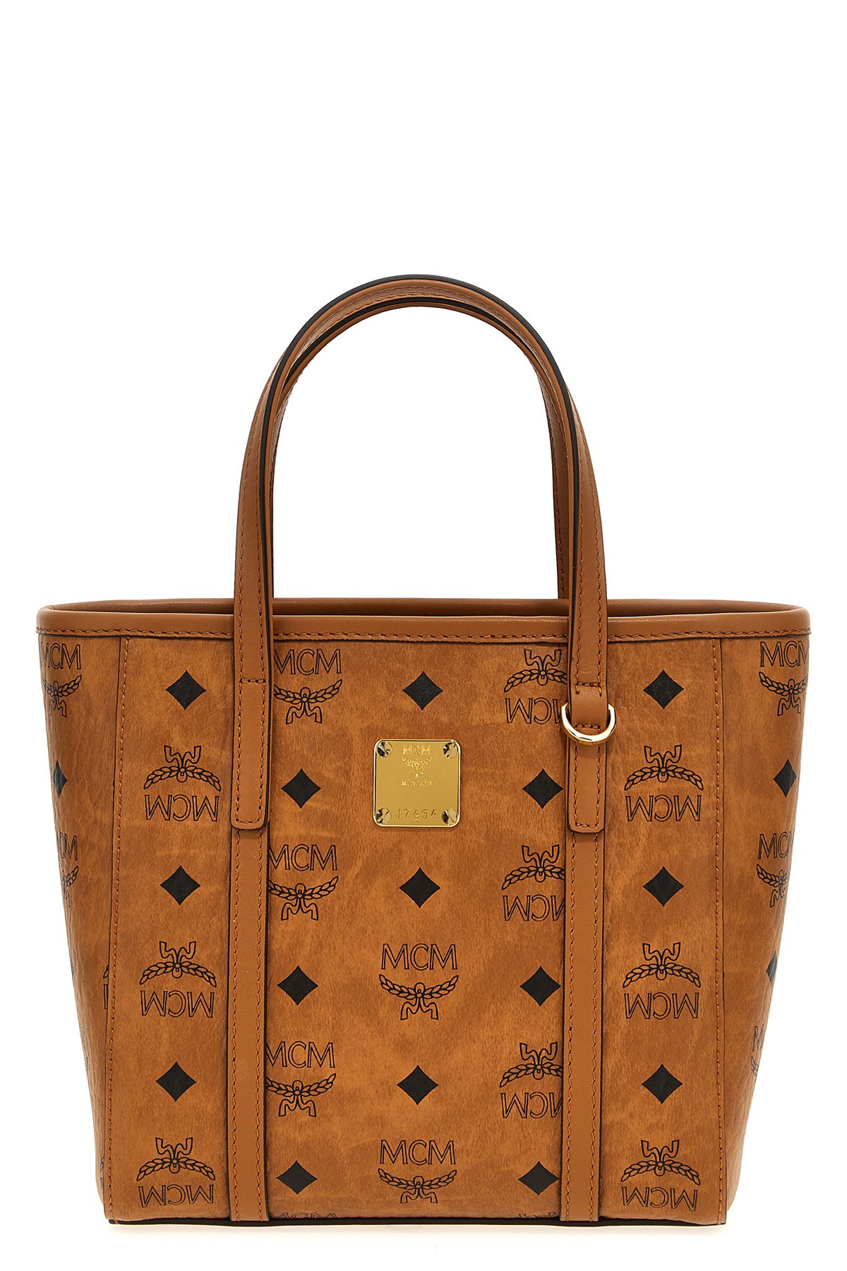Mcm Aren Mini Visetos Shopper Tote Bag