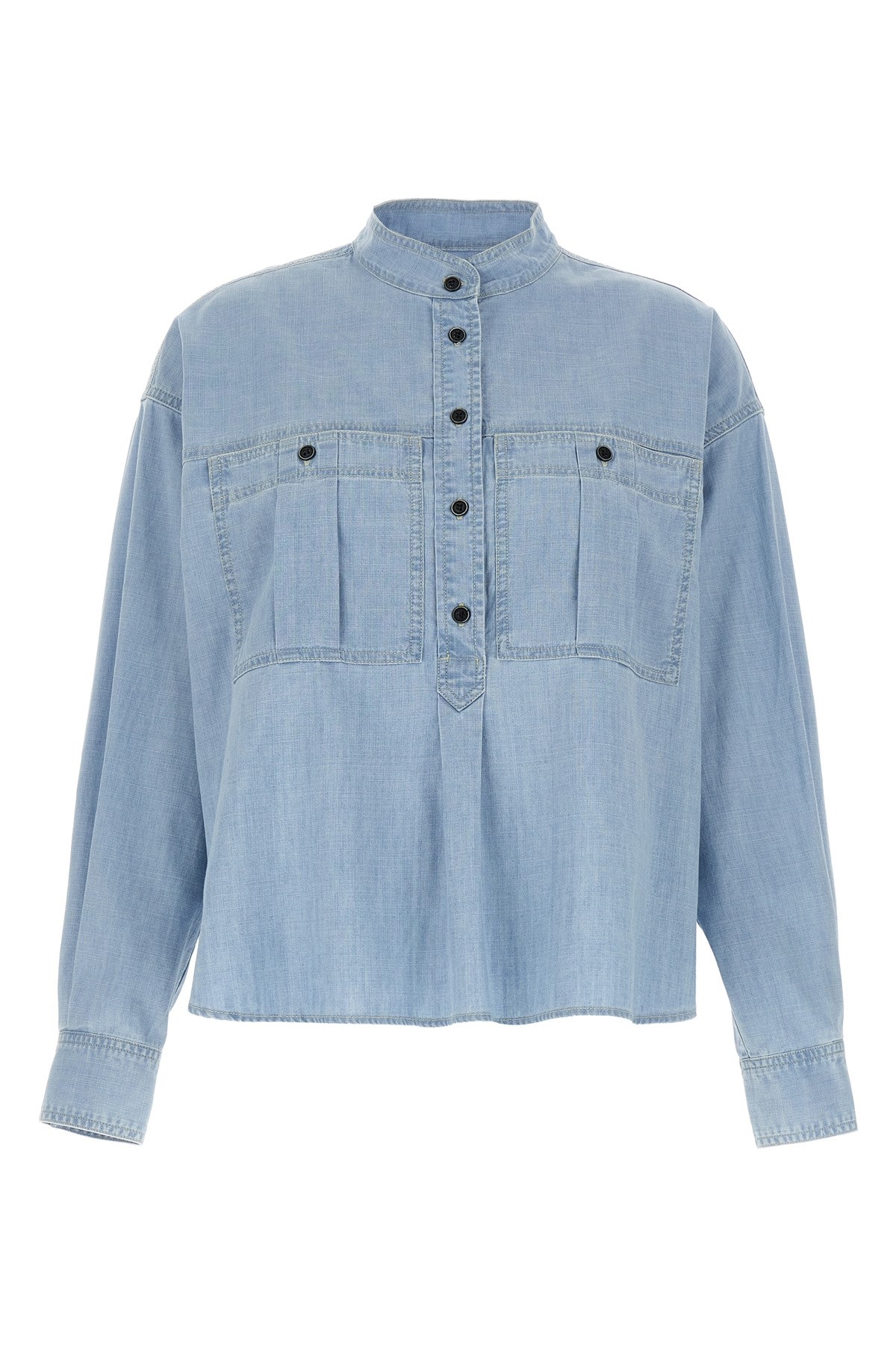 Isabel Marant Étoile Pleated Back Blouse With Chest Pockets