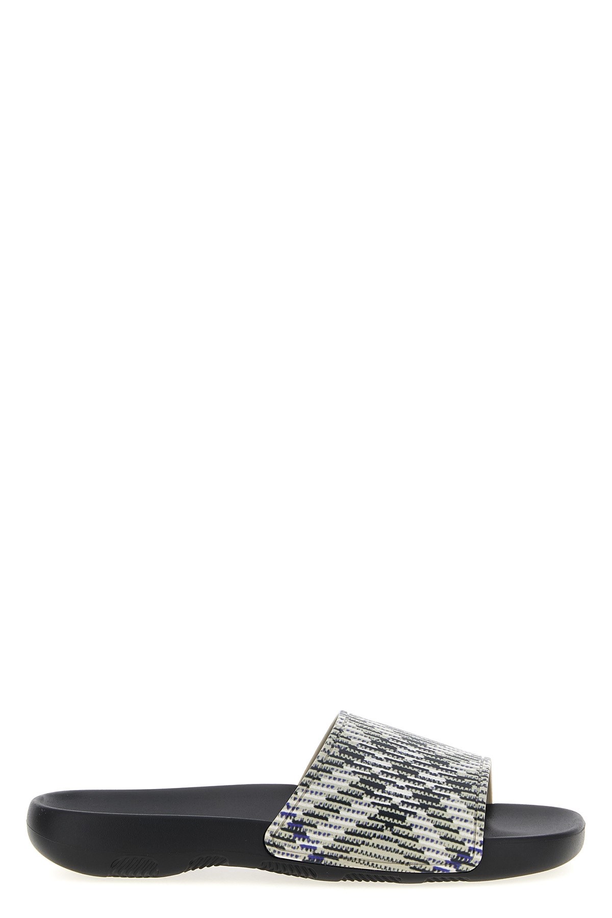 Burberry Beige Dive Check Slides