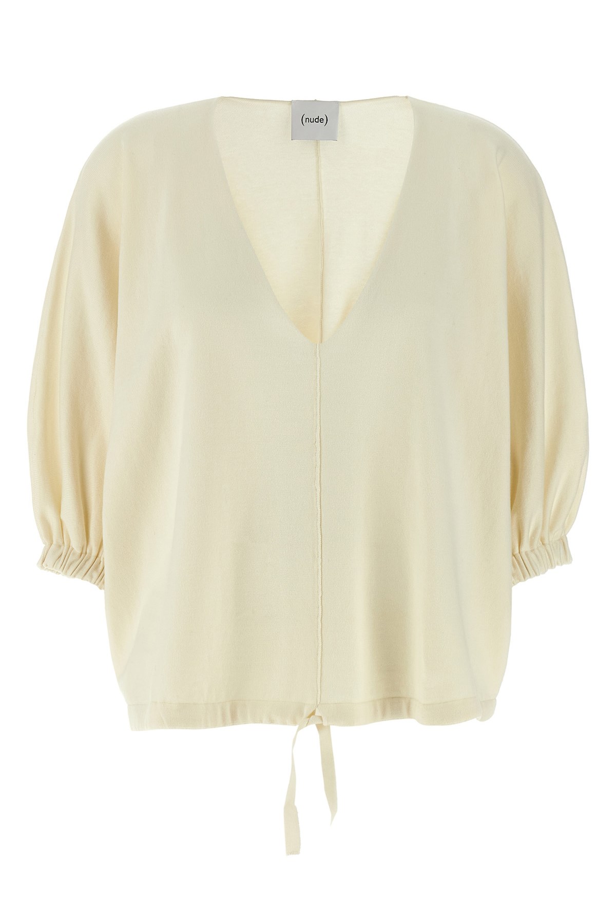 Nude Drawstring Sweatshirt In Neutral