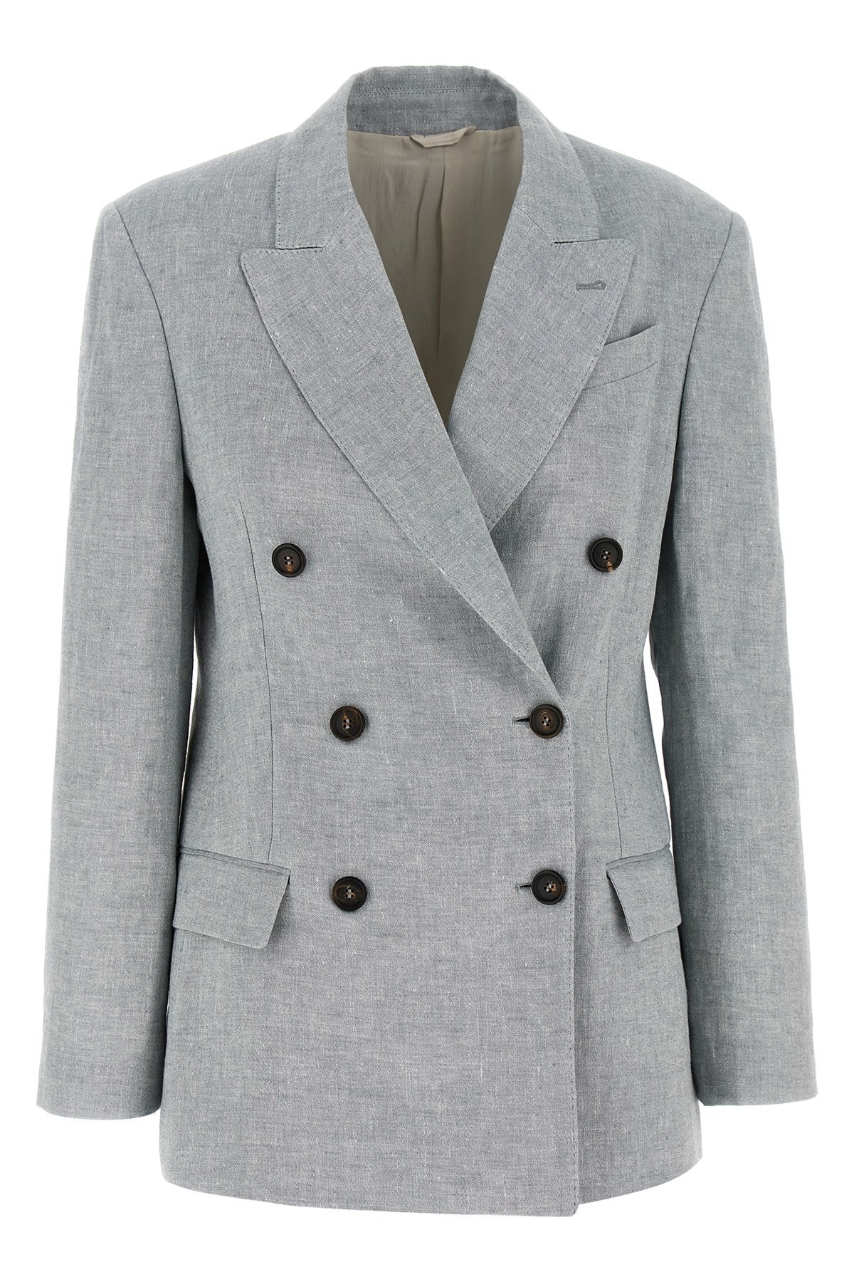 Brunello Cucinelli Blazer Sparkling Blazer And Suits Light Blue