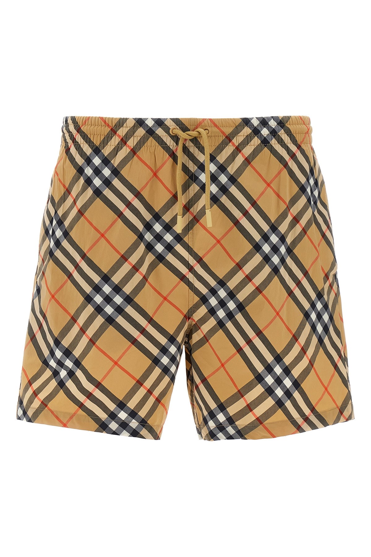 Burberry Check Pattern Nylon Swimwear In Multi