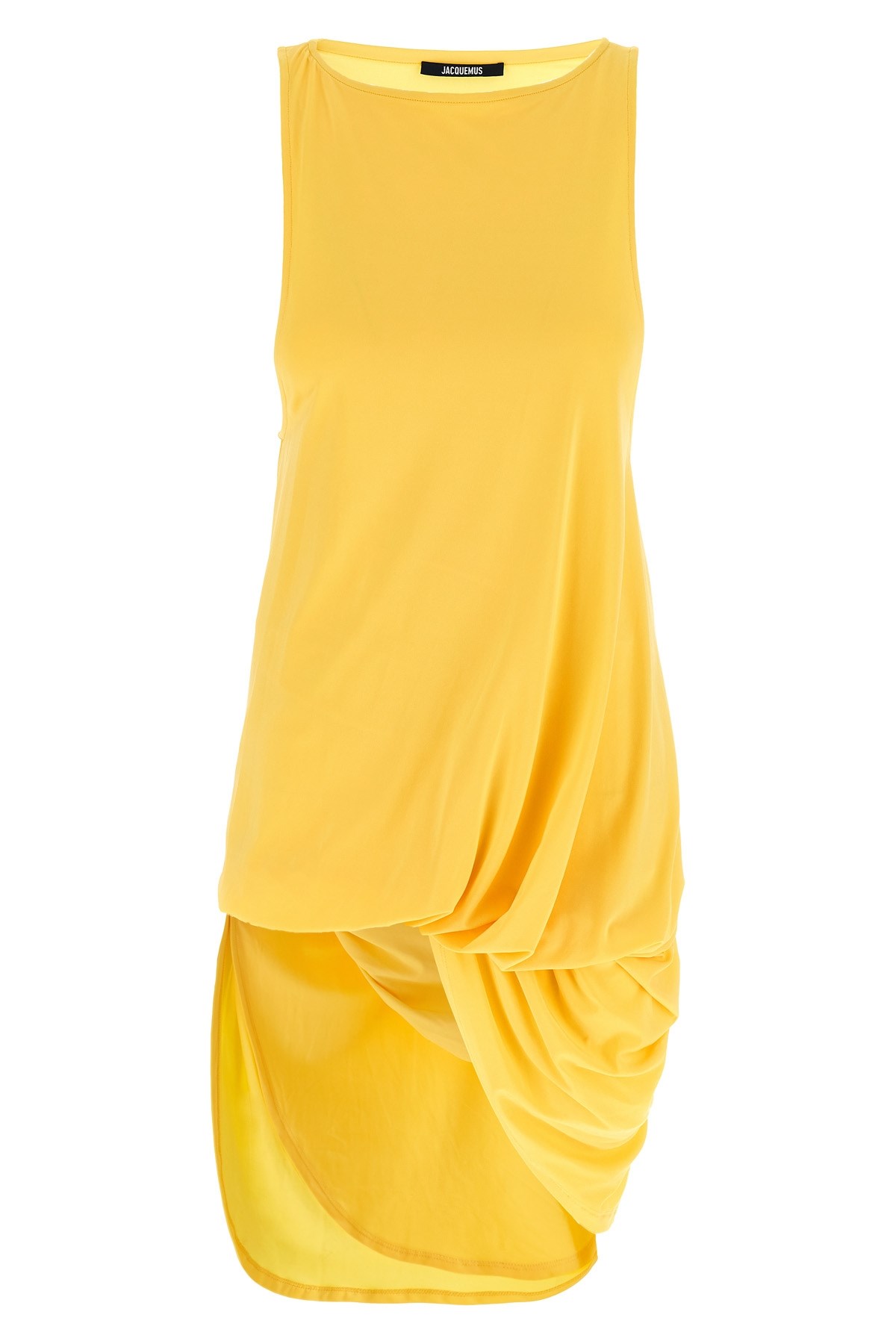 Jacquemus Peplo Sleeveless Draped High-low Dress