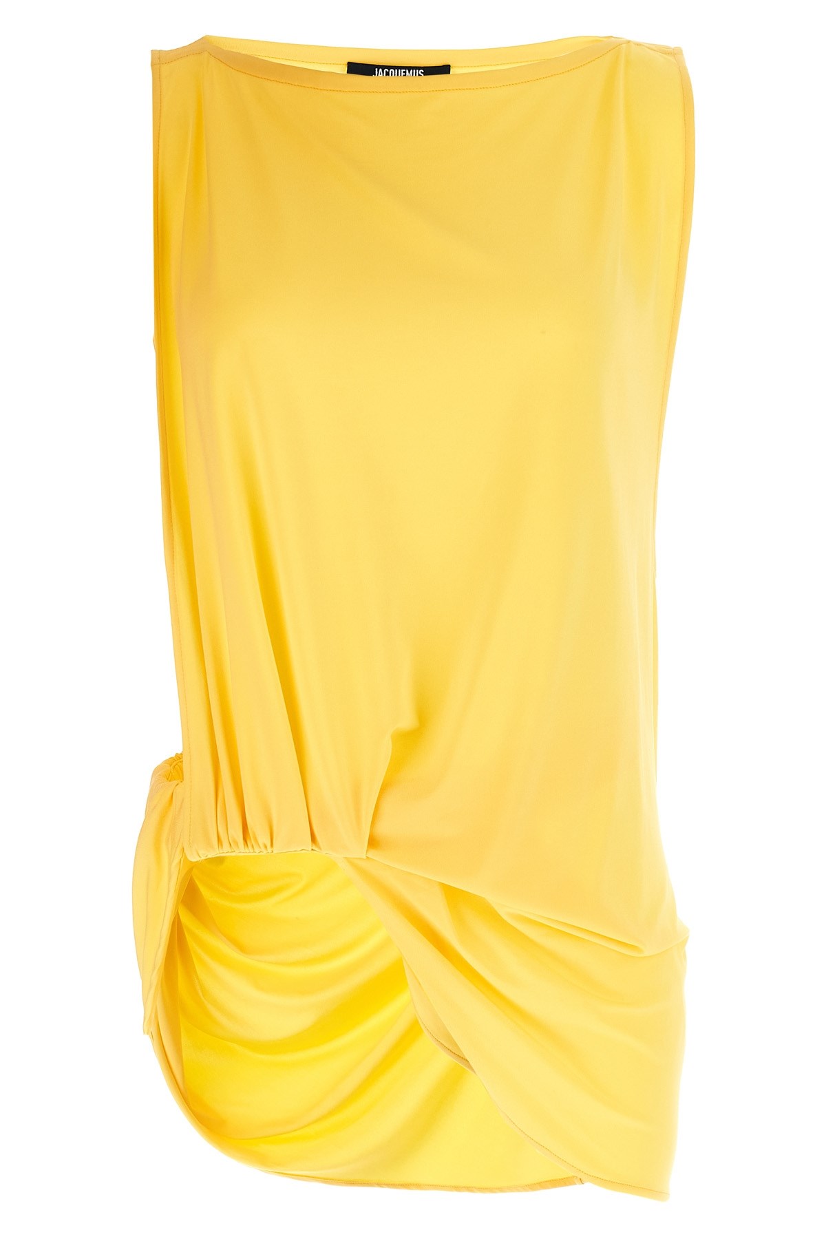 Jacquemus Draped Sleeveless Asymmetric Lightweight Top