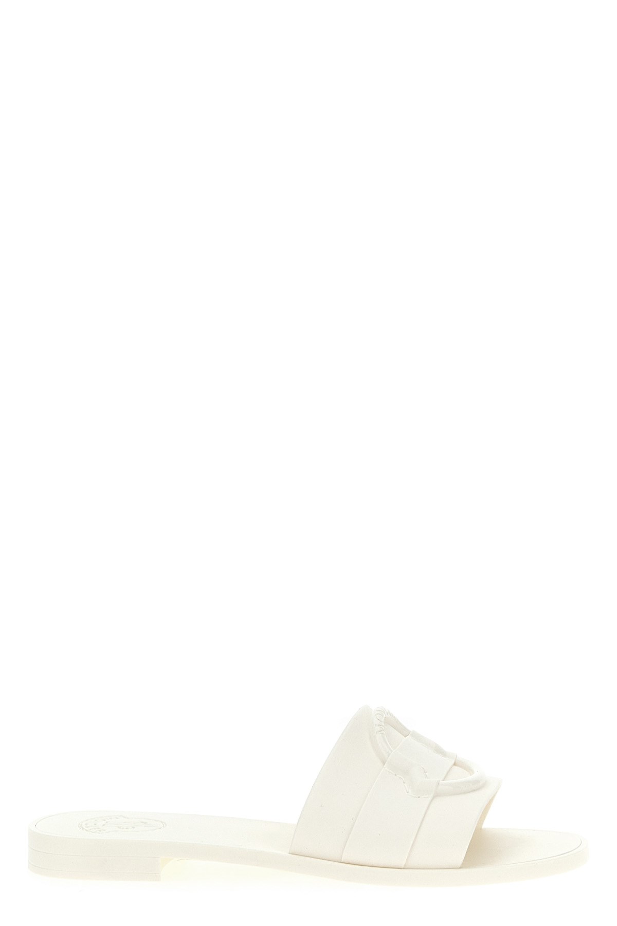 Shop Moncler 'mon' Slides