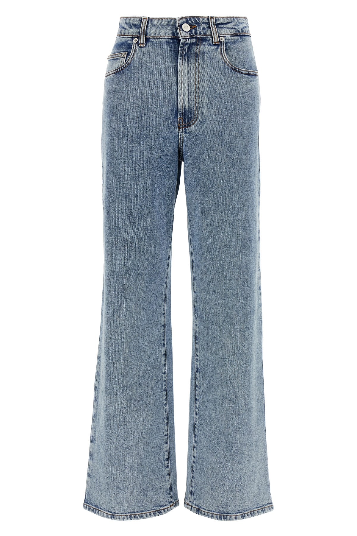 Fabiana Filippi Diamond Thread Wide Leg Jeans