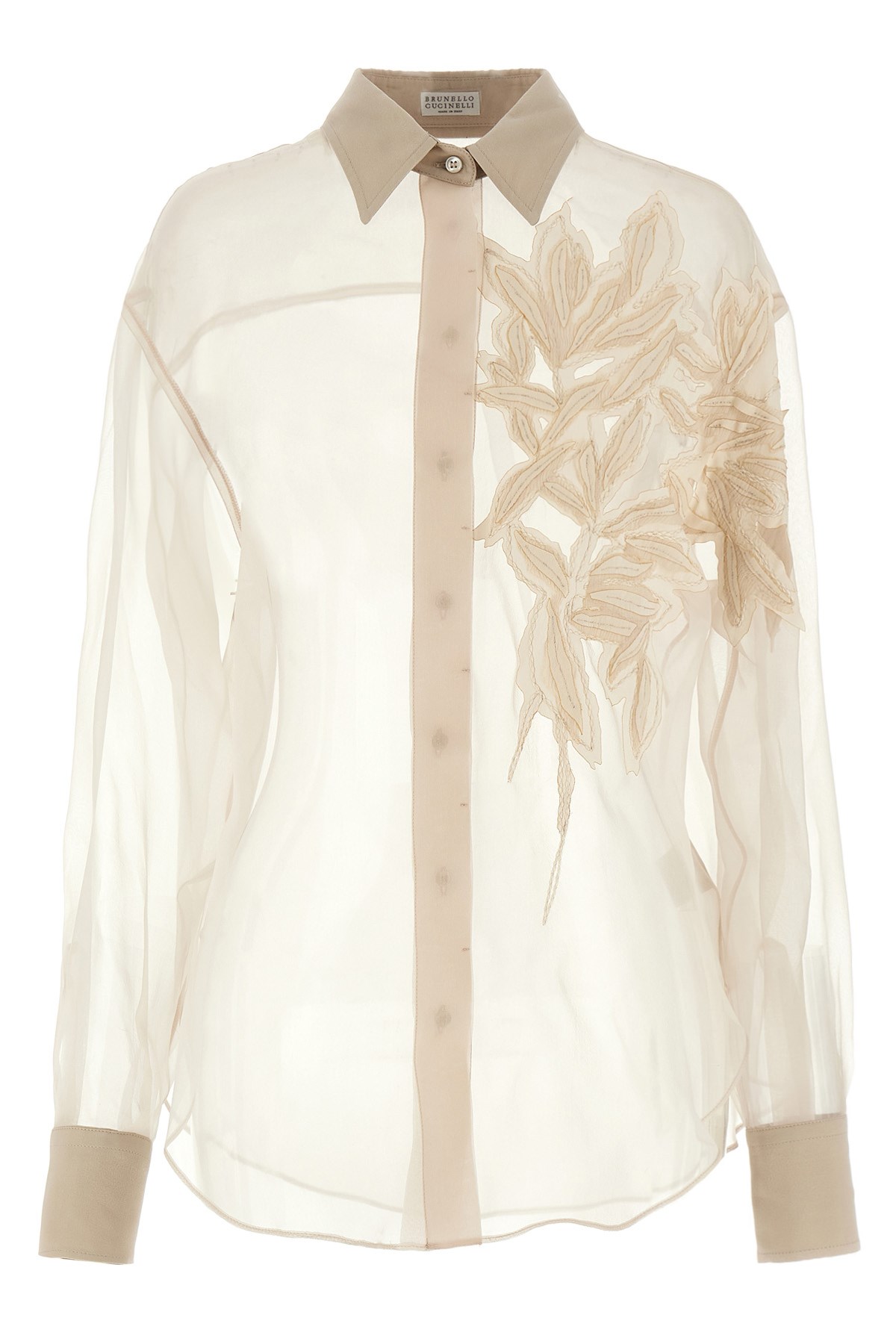 Brunello Cucinelli Women 'flora Appliqué' Shirt