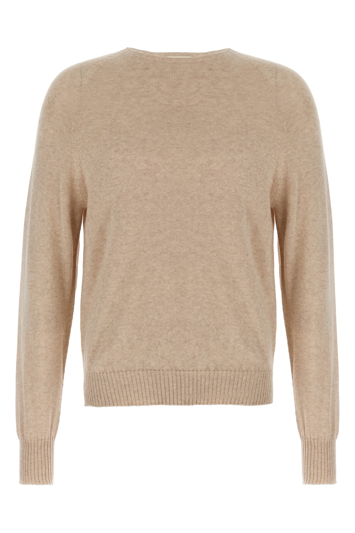 Ma'ry'ya Cashmere Cotton Sweater In Neutral