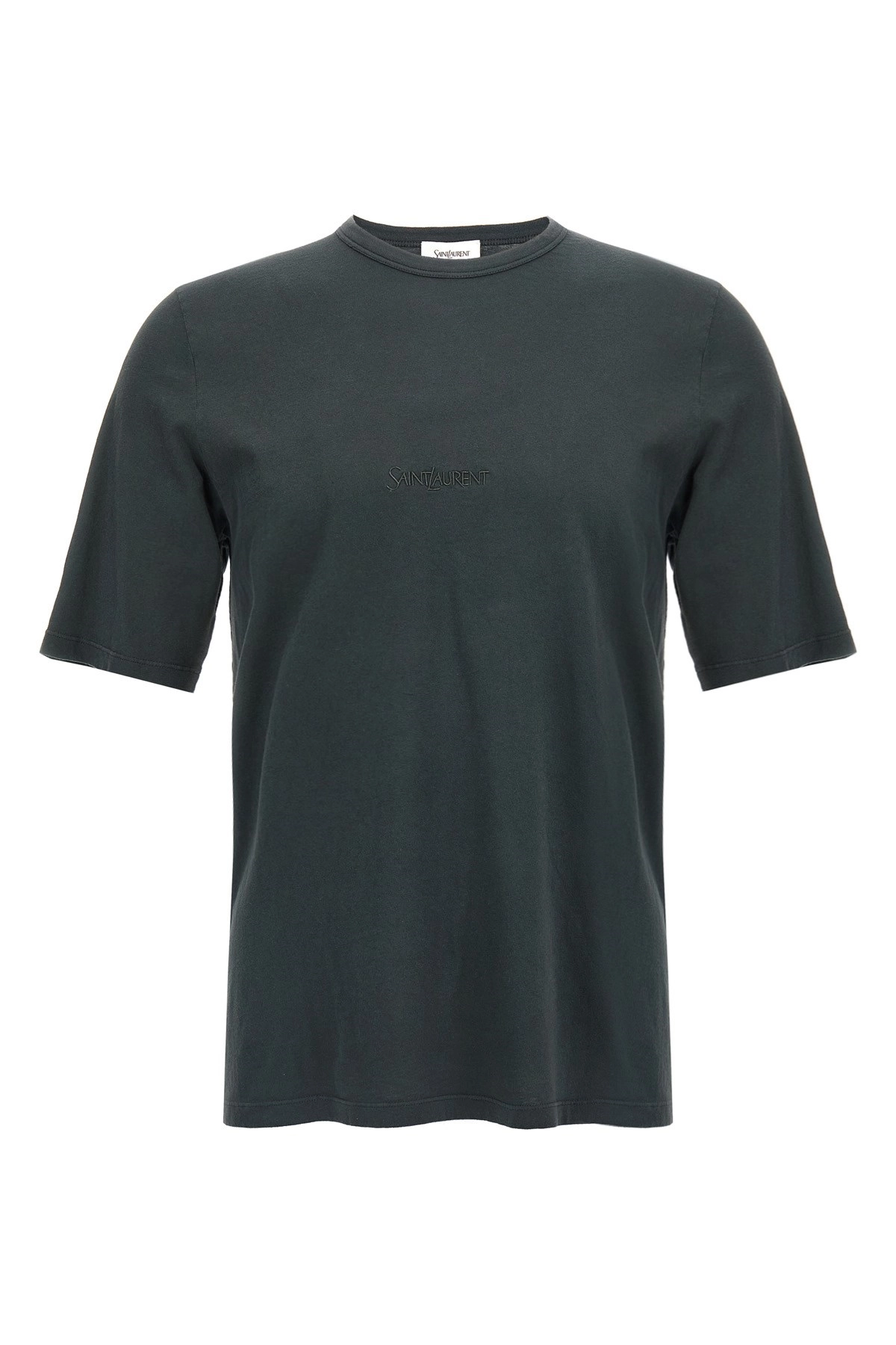 Tシャツ・カットソー Saint Laurent Logo embroidery t-shirt (818535YBHD2 1467) Saint Laurent t-shirt | Saint Laurent | OTTODISANPIETRO