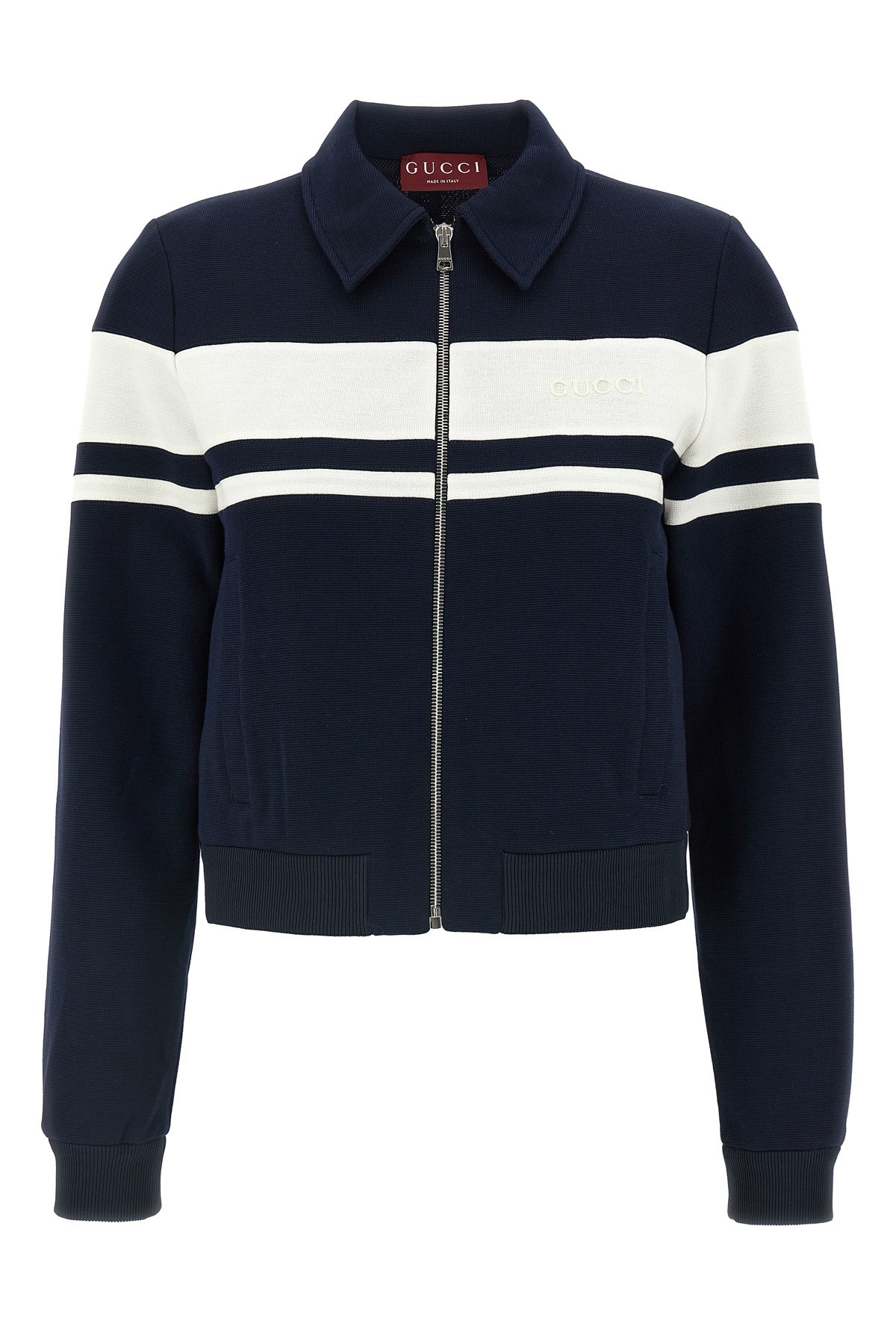 Gucci Cotton Jersey Jacket With Embroidery
