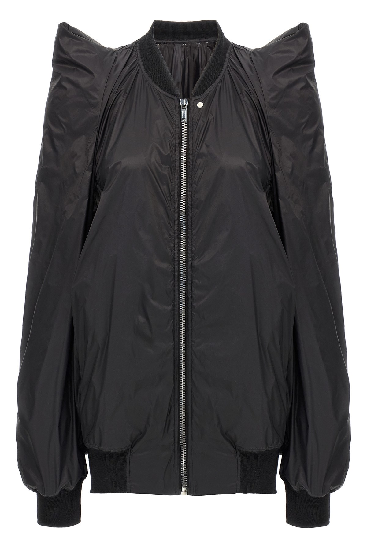 Rick Owens Womens Tec Flight Two-slip-pockets Shell Jacket Black