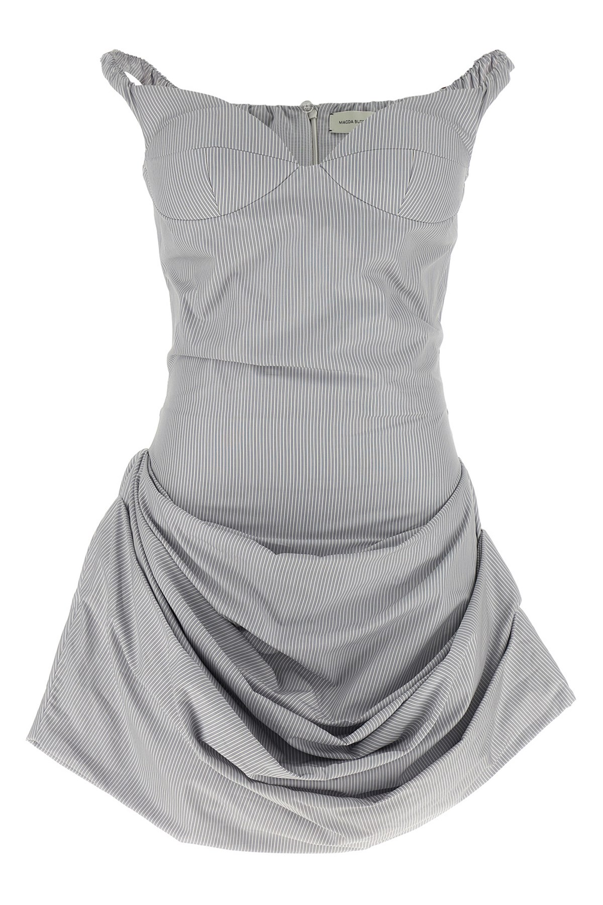 Magda Butrym Off-the-shoulder Mini Dress With Ruffled Straps