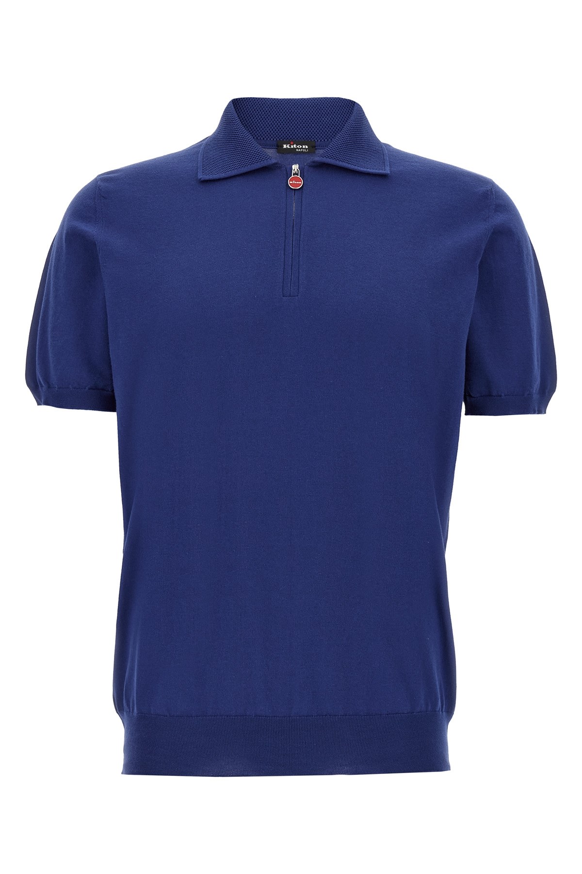KITON KITON HONEYCOMB POLO SHIRT