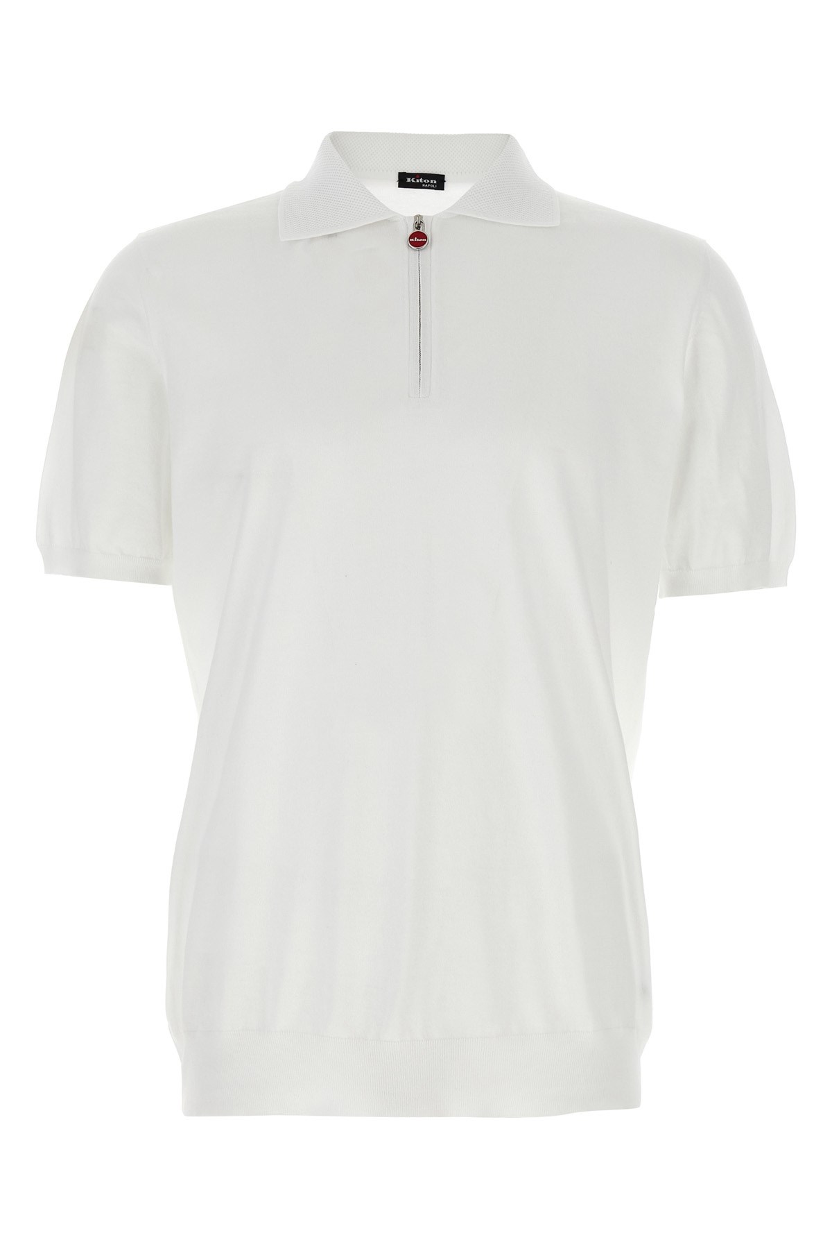 KITON KITON HONEYCOMB POLO SHIRT 