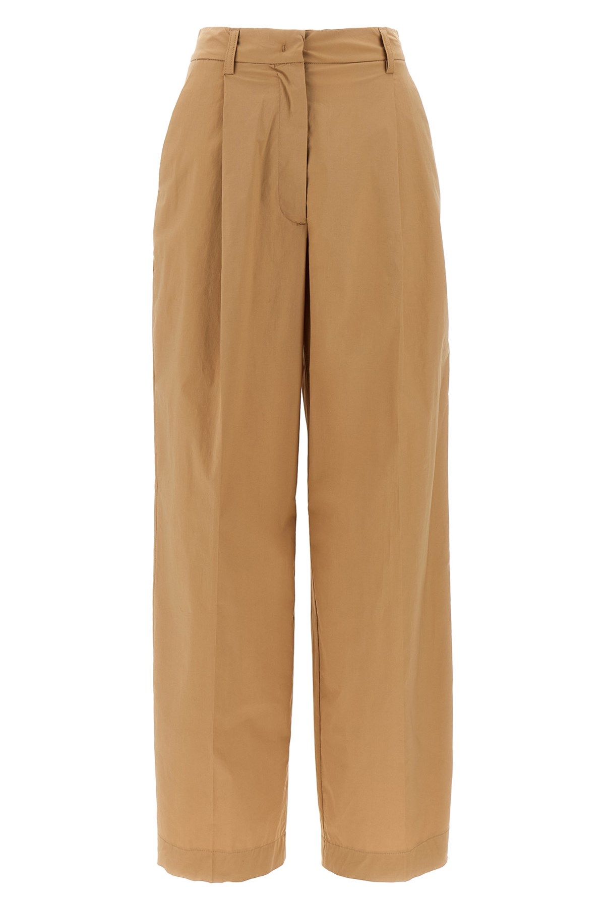 The Latest Slightly Wide Straight Leg Neutrals Trousers