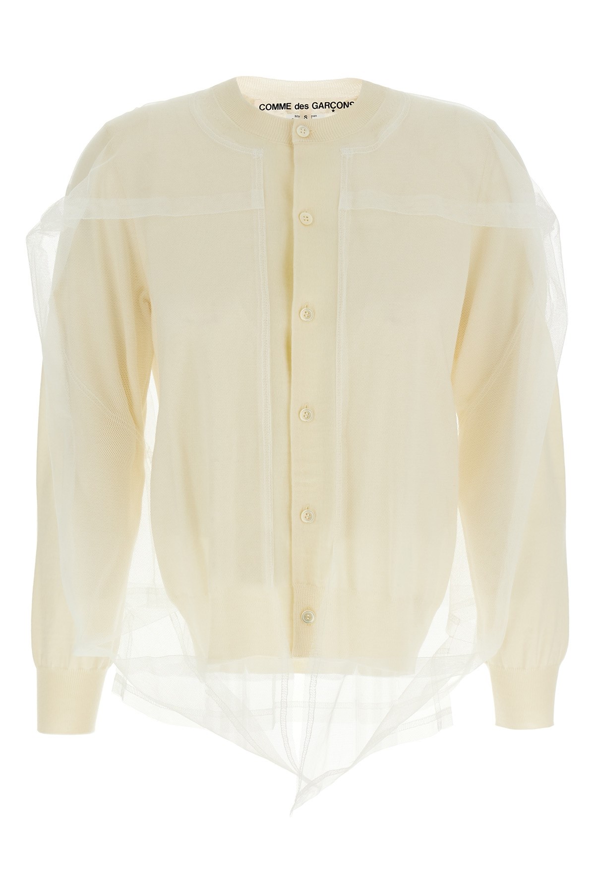 COMME DES GARÃONS COMME DES GARÃ‡ONS TULLE CARDIGAN 
