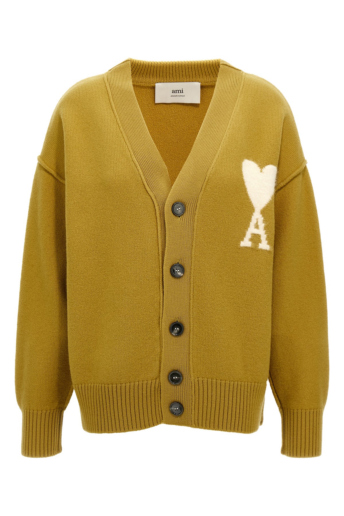 AMI ALEXANDRE MATTIUSSI AMI PARIS 'AMI DE COEUR' CARDIGAN 