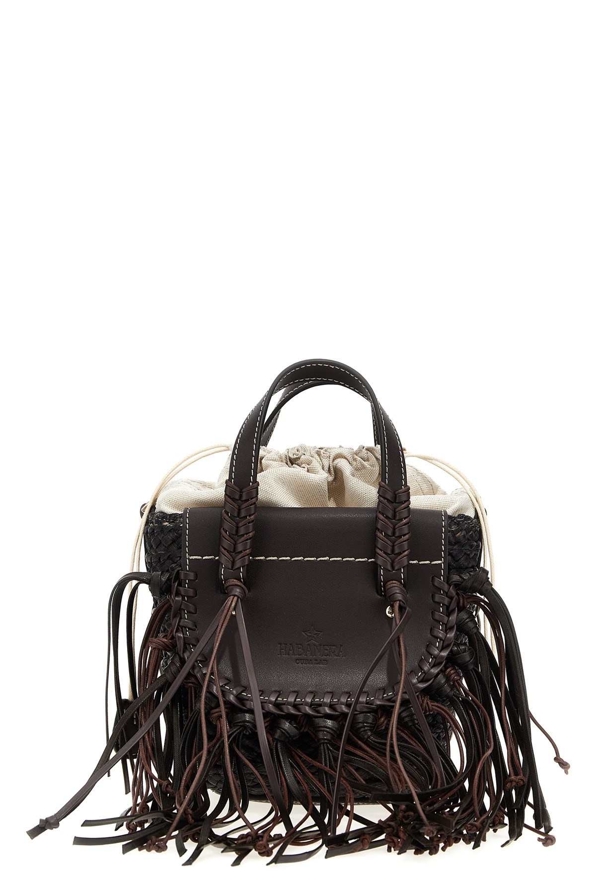 Cuba Lab 'habanera Fringes - Ebony' Handbag