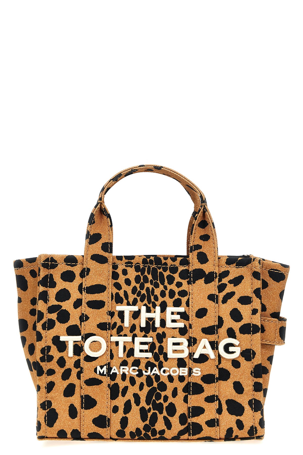Marc Jacobs The Cheetah Canvas Small Tote Handbag