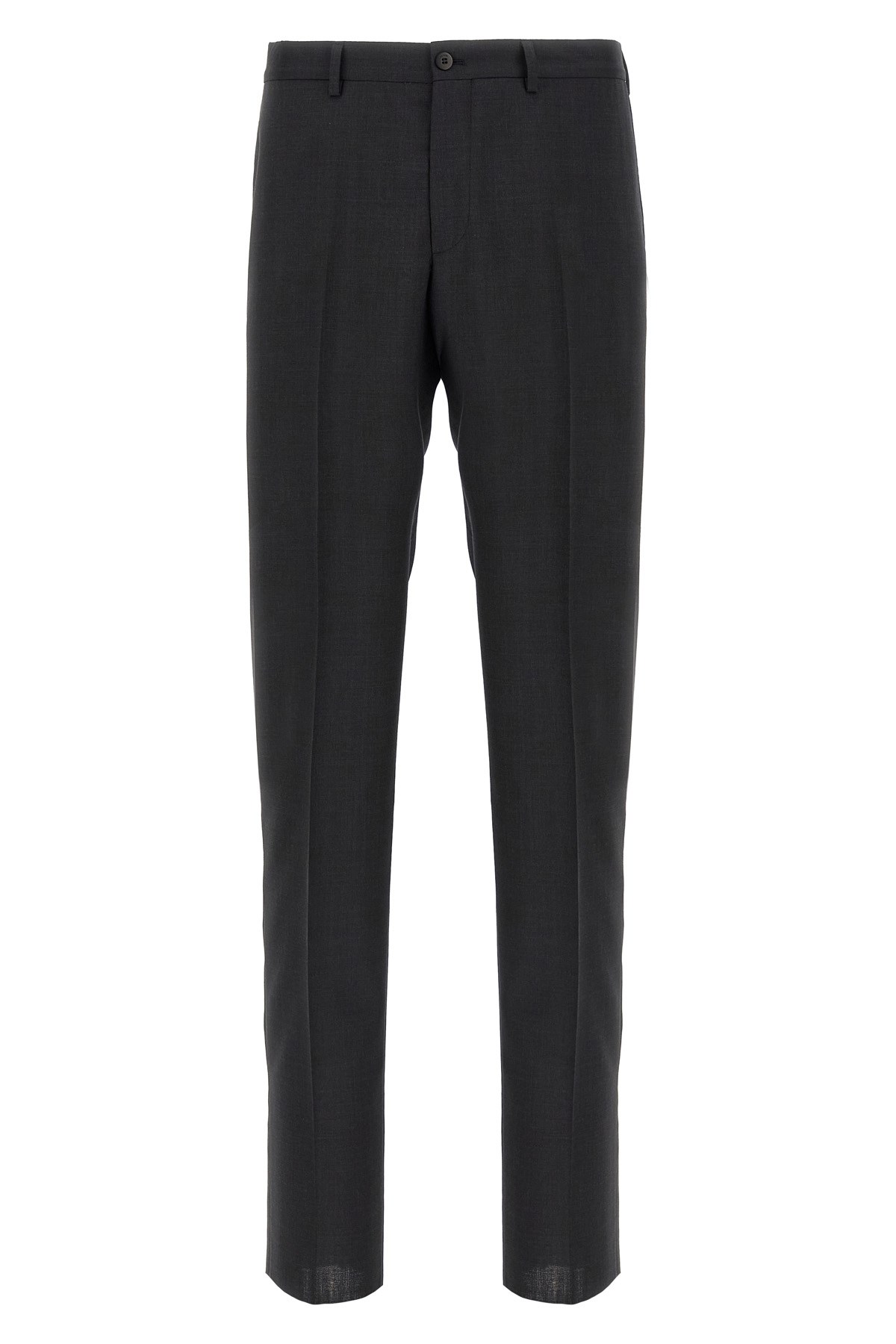 Pal Zileri Wool Trousers With Back Pockets And Belt Loops