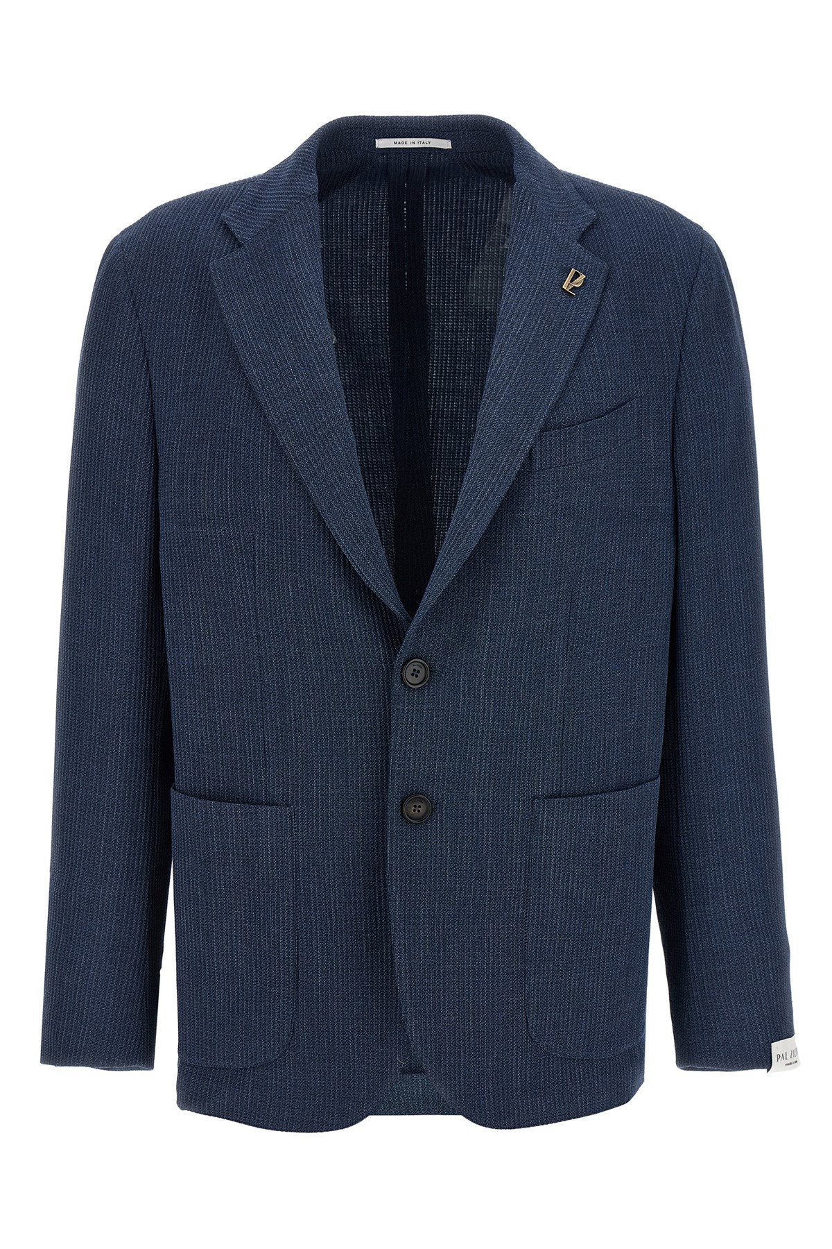 Pal Zileri 'brera' Blazer Button Cuffs In Blue