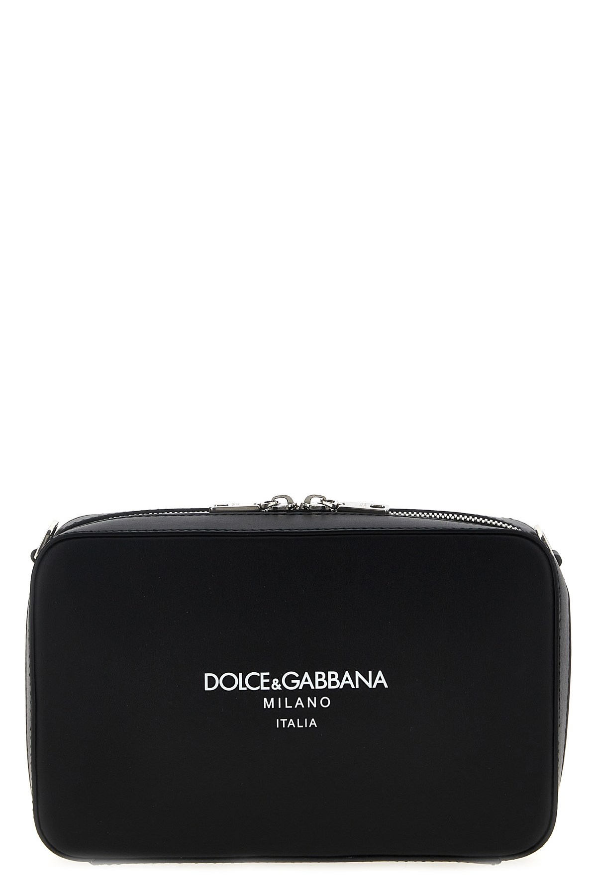 Dolce & Gabbana Brand Logo Adjustable Rectangular Messenger Bag Strap