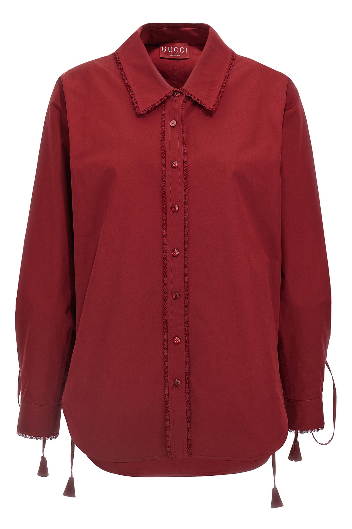 Shop Gucci Lacing Shirt