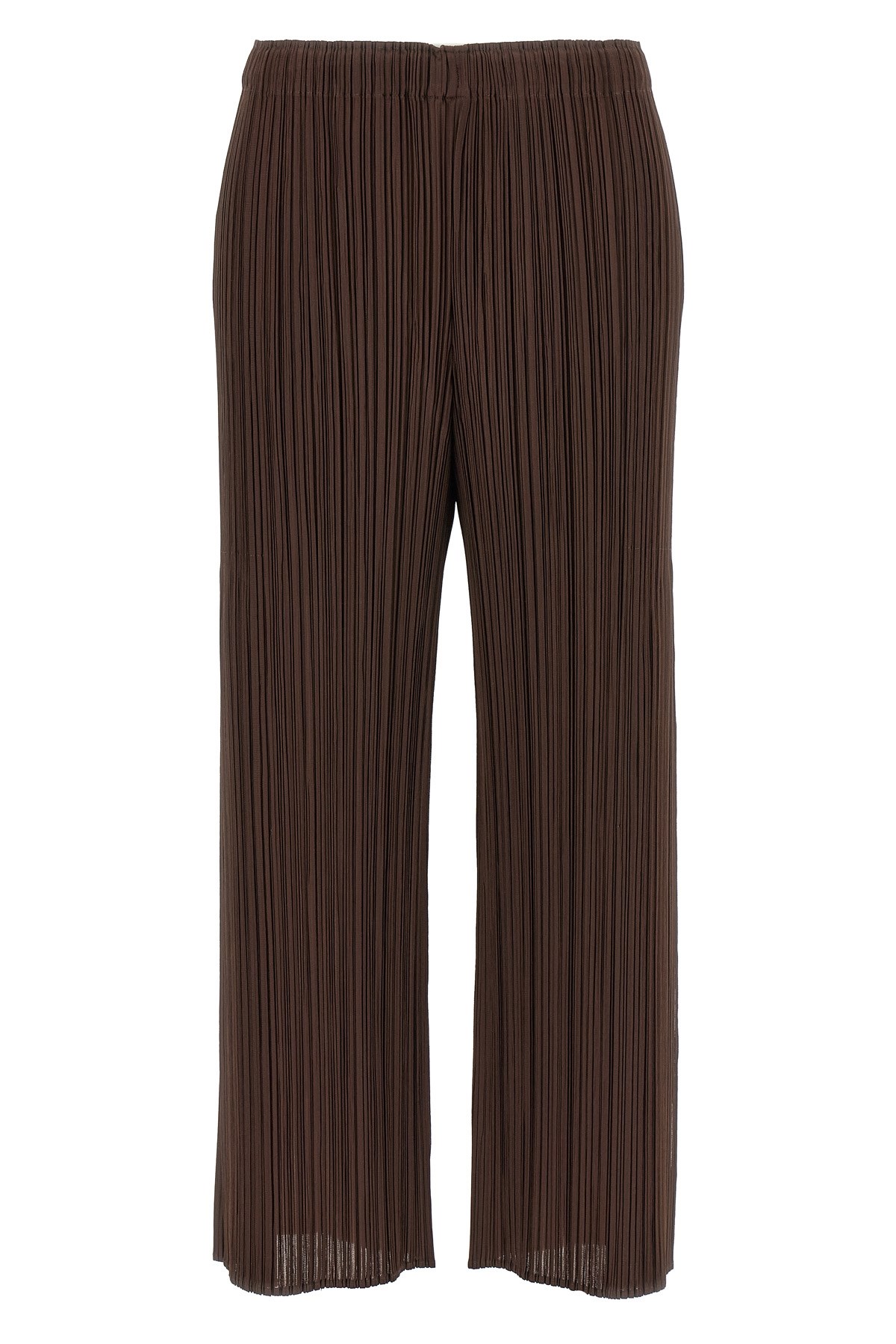 Issey Miyake March Trousers With Elastic Waistband And Wide Leg