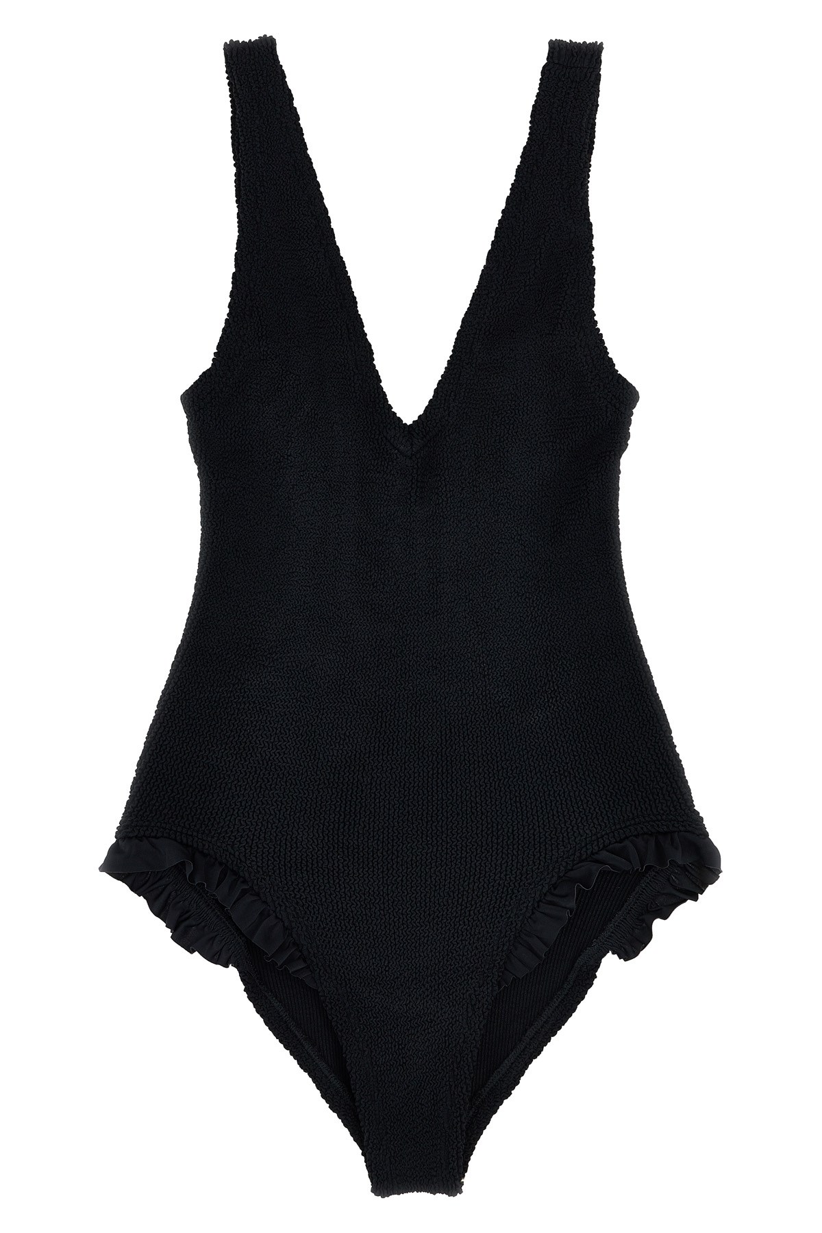 Hunza G Sadie Swim One-piece Swimsuit In Black
