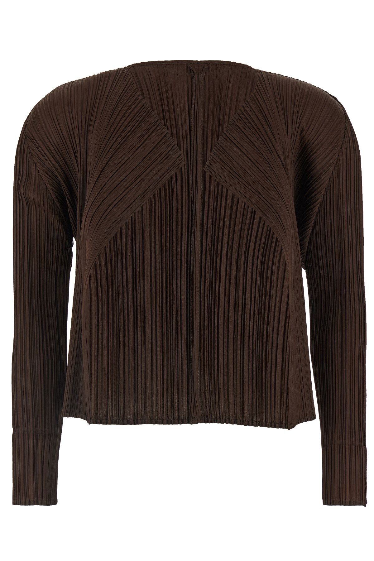 Issey Miyake March Cardigan With Monthly Pleated Texture