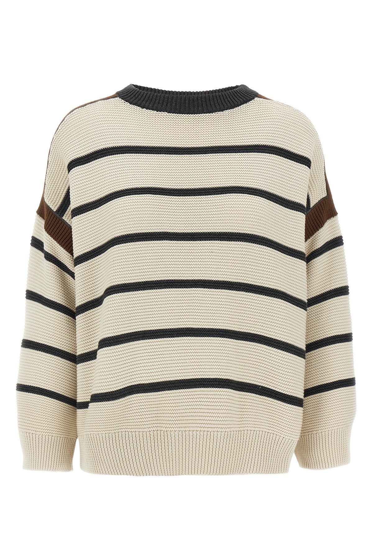 Brunello Cucinelli Monile Sweater Sweaters And Cardigans Beige