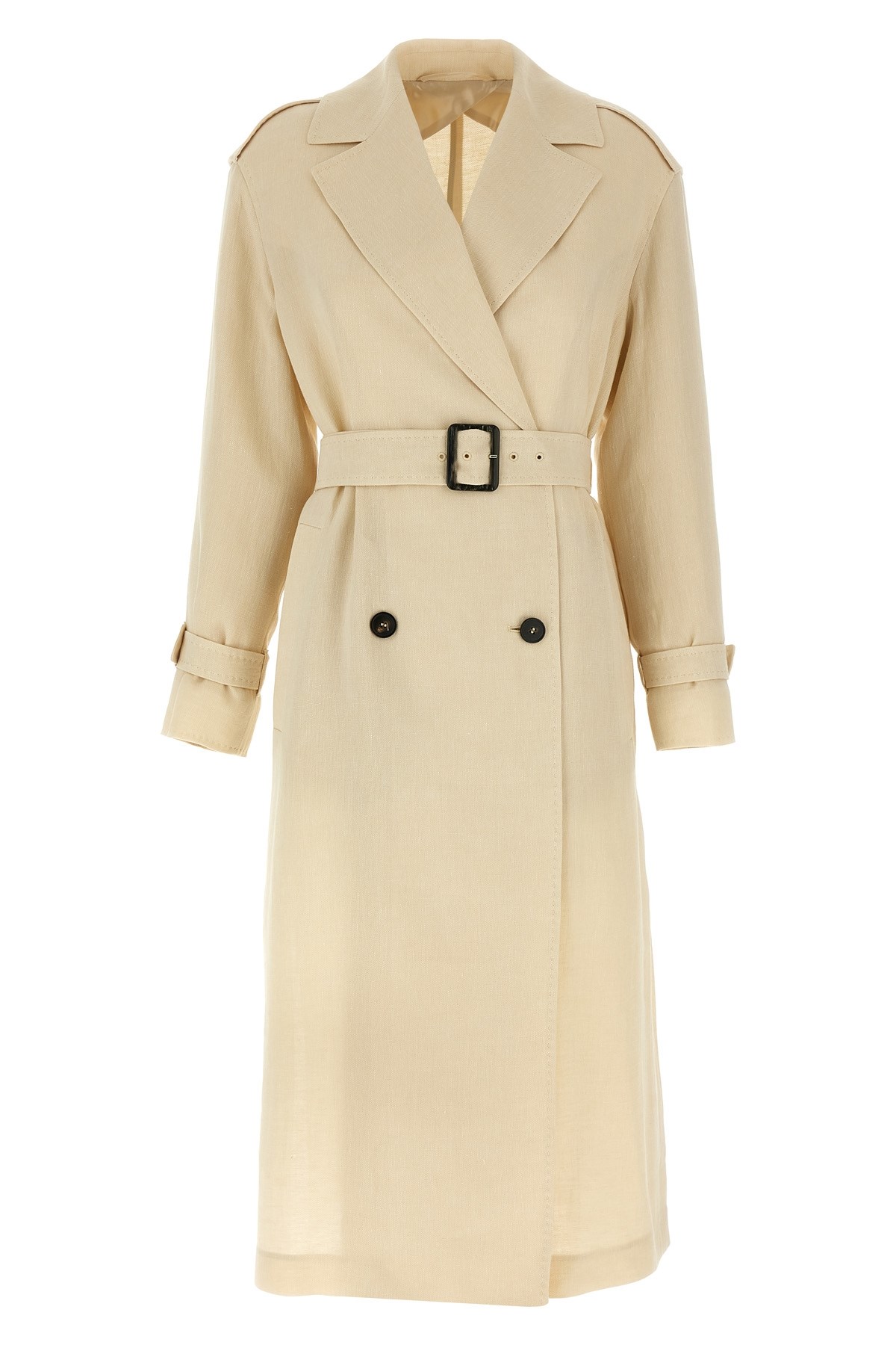Max Mara Vieste Coats And Trench Coats Beige In Nude