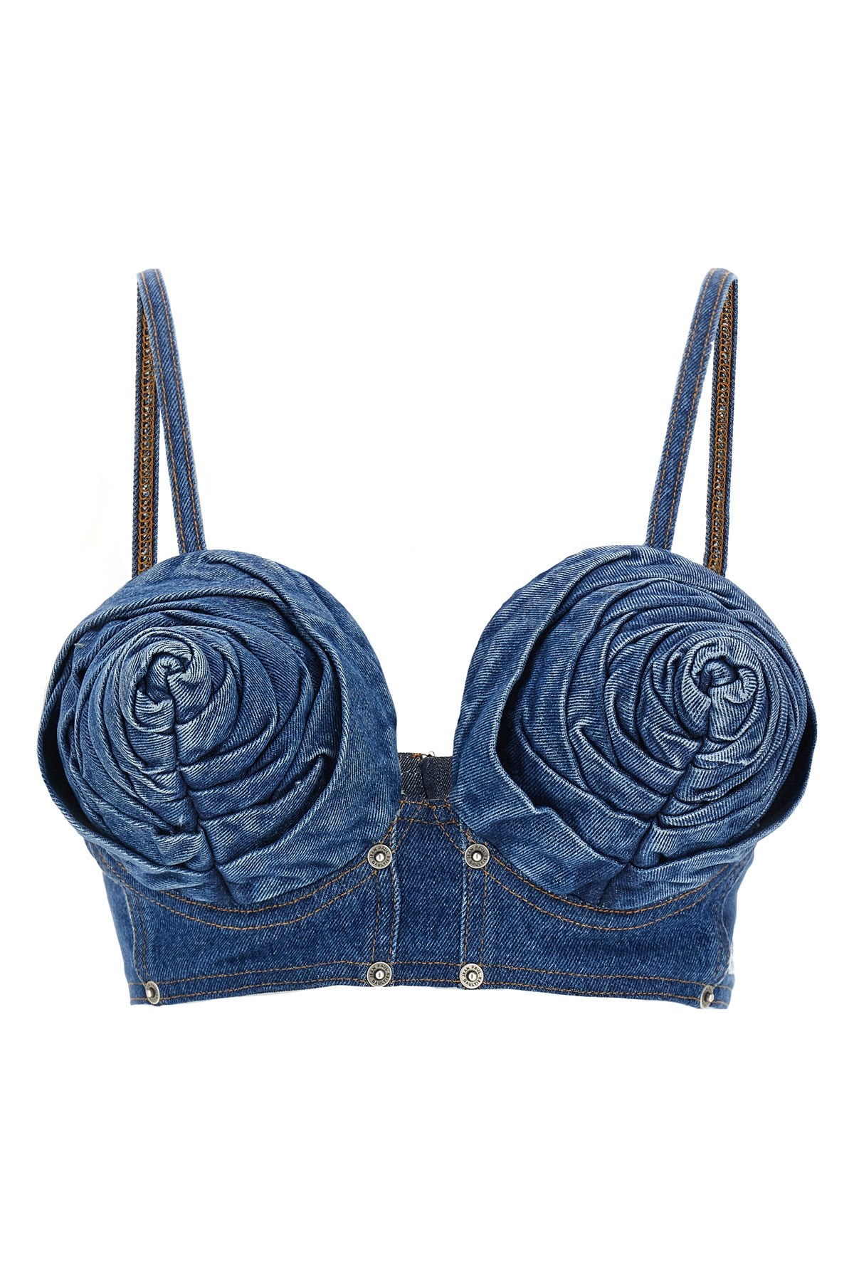Shop Jean Paul Gaultier Denim Top