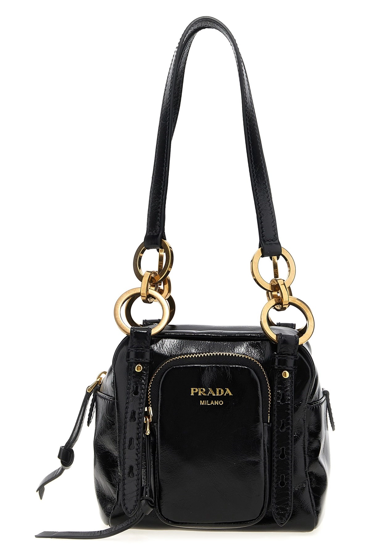 ハンドバッグ PRADA 'Dangle' top case Black Prada 'dangle' top case available on julian-fashion.com