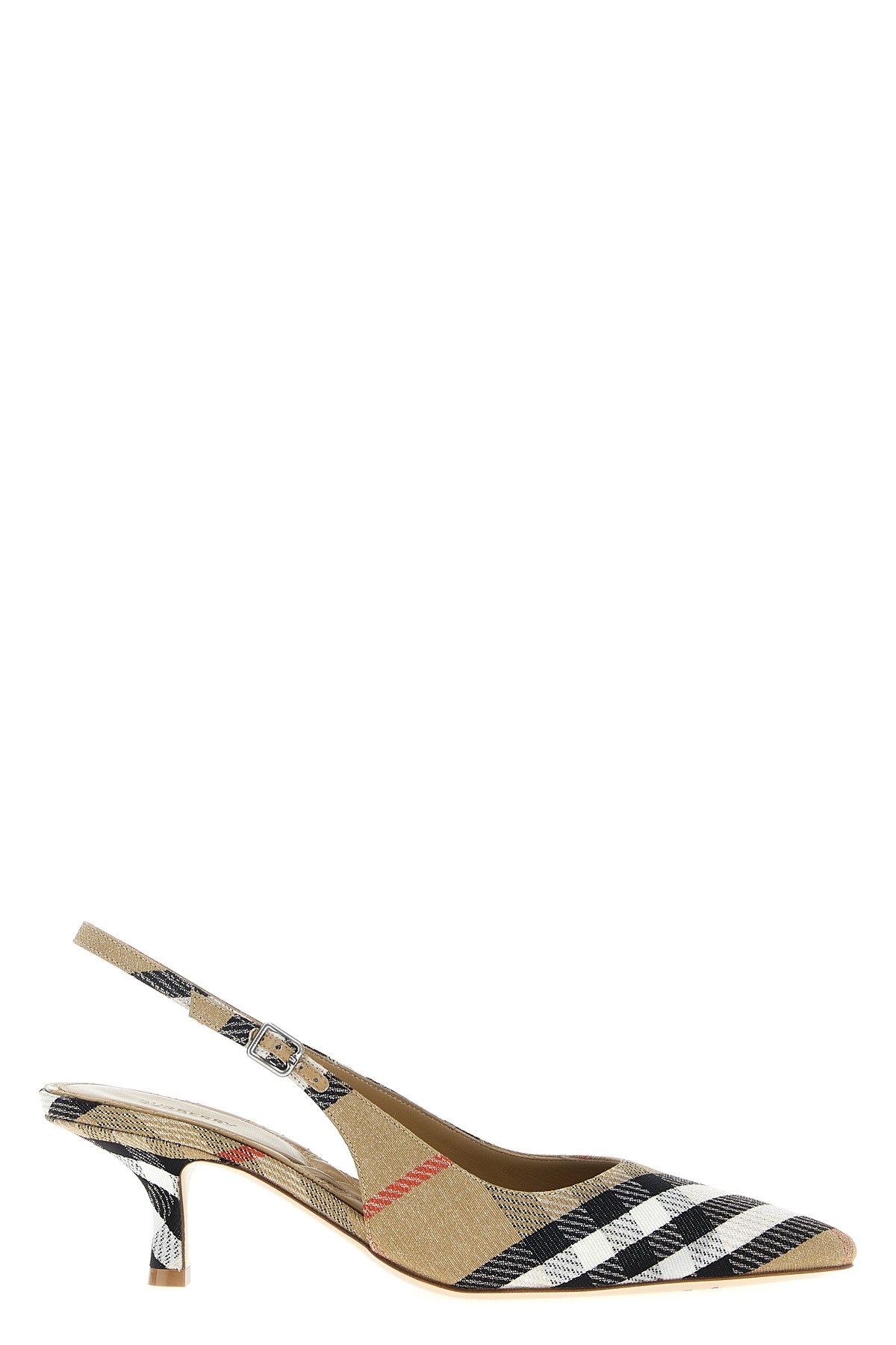 Burberry Slingback Pumps Birdie Check Women