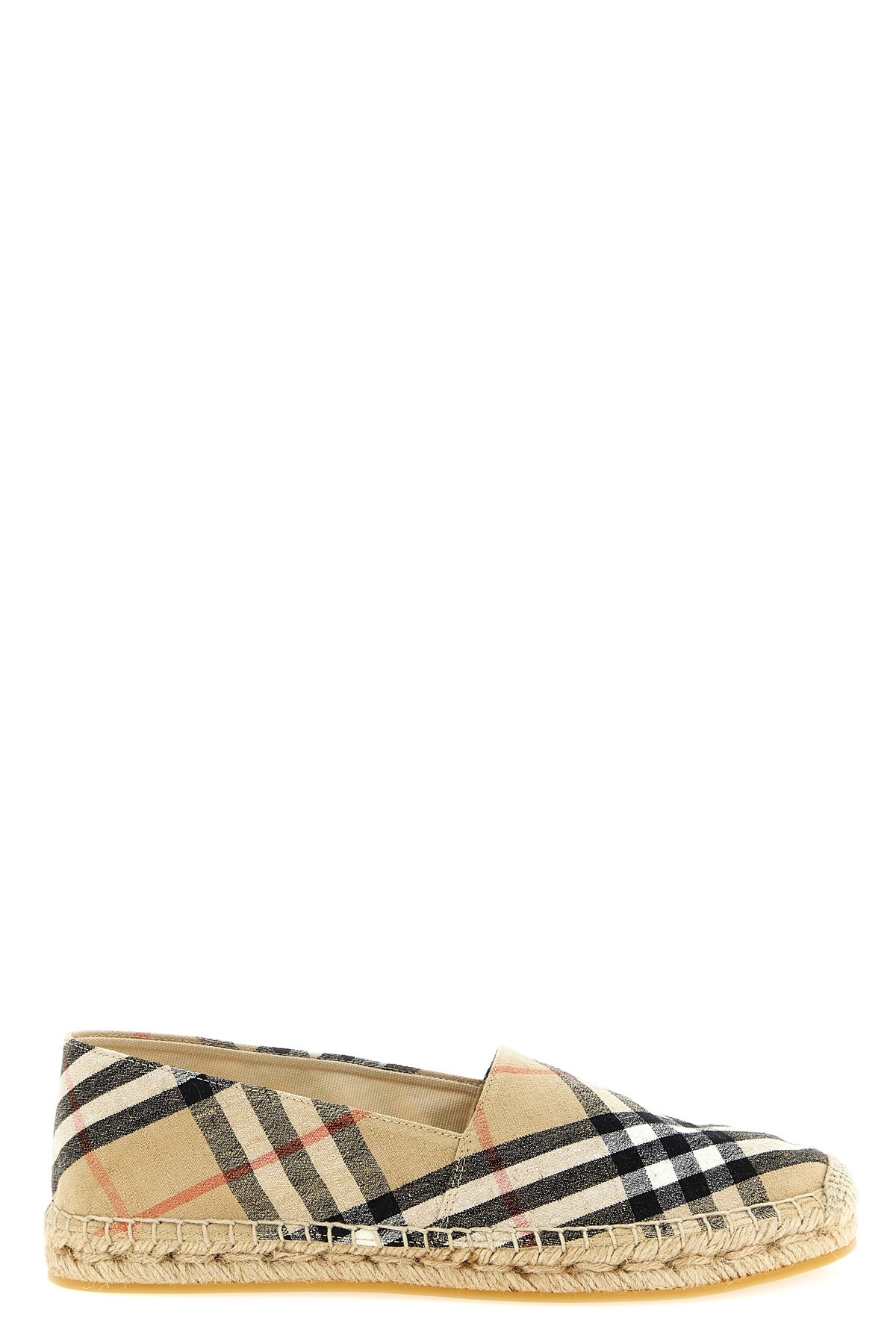 Burberry BURBERRY Espadrilles Mit Karomuster　BURBERRY チェック エスパドリーユ