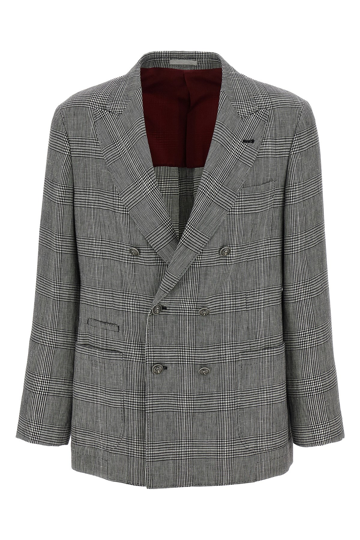 Brunello Cucinelli Double-breasted Blazer Black