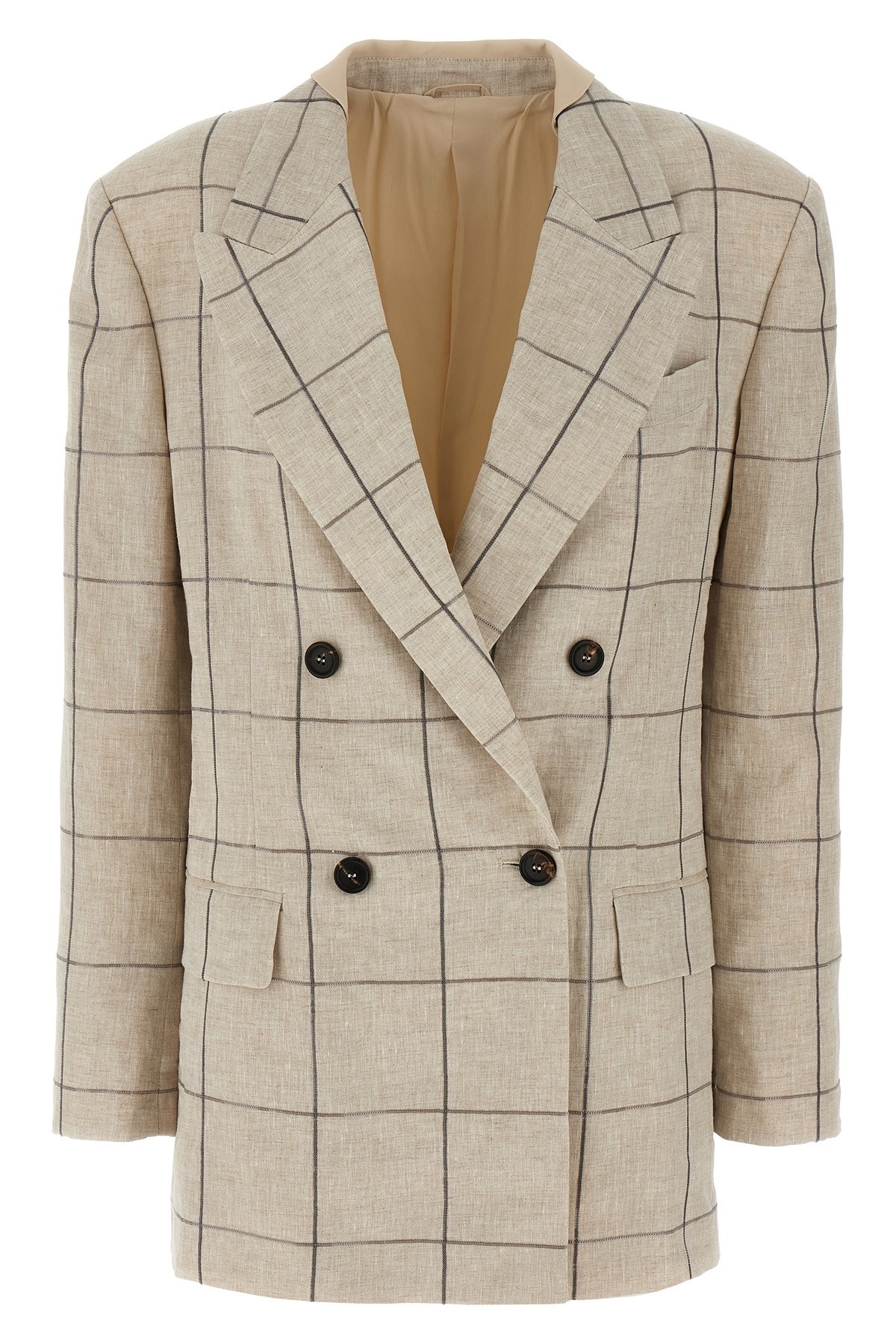 Shop Brunello Cucinelli Embroidery Blazer
