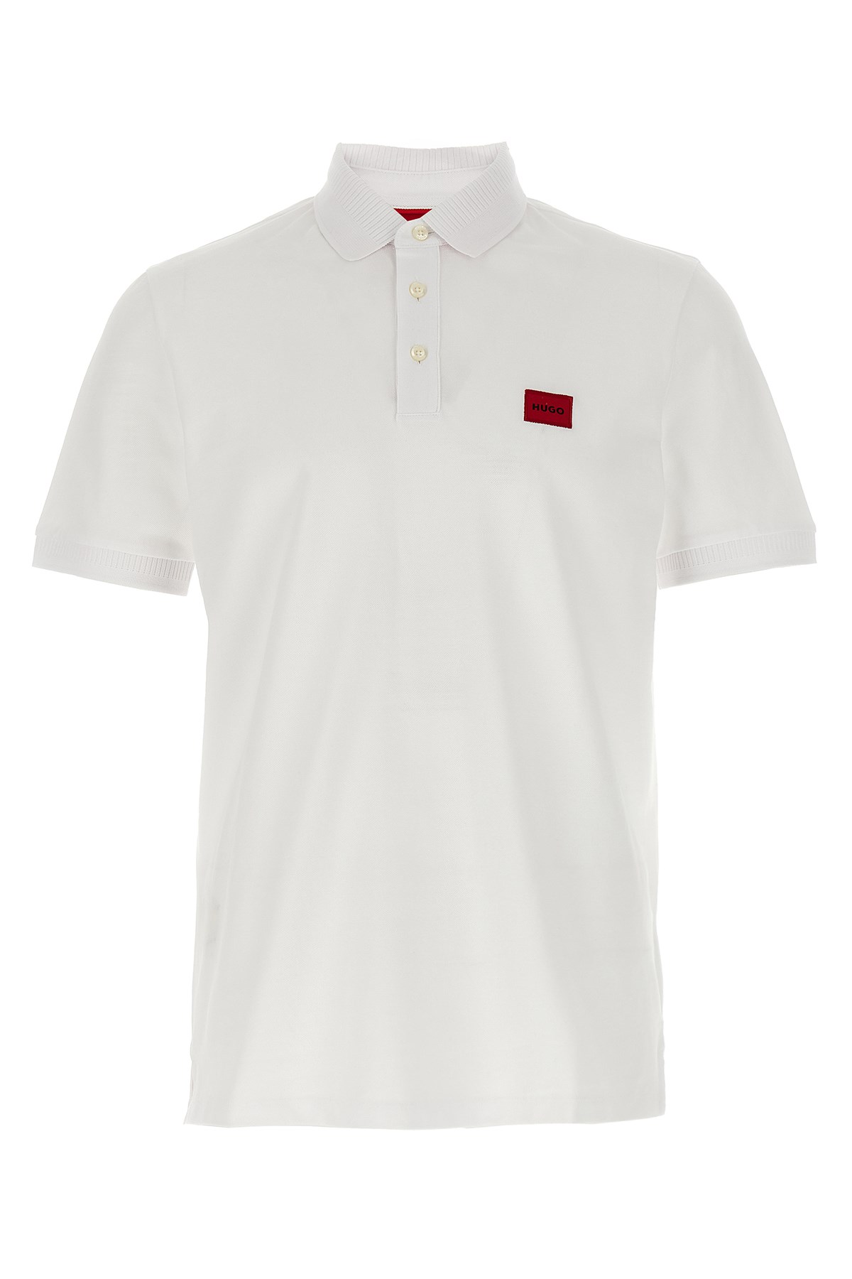 Hugo Boss Hugo Polo Shirt With Logo Patch In White