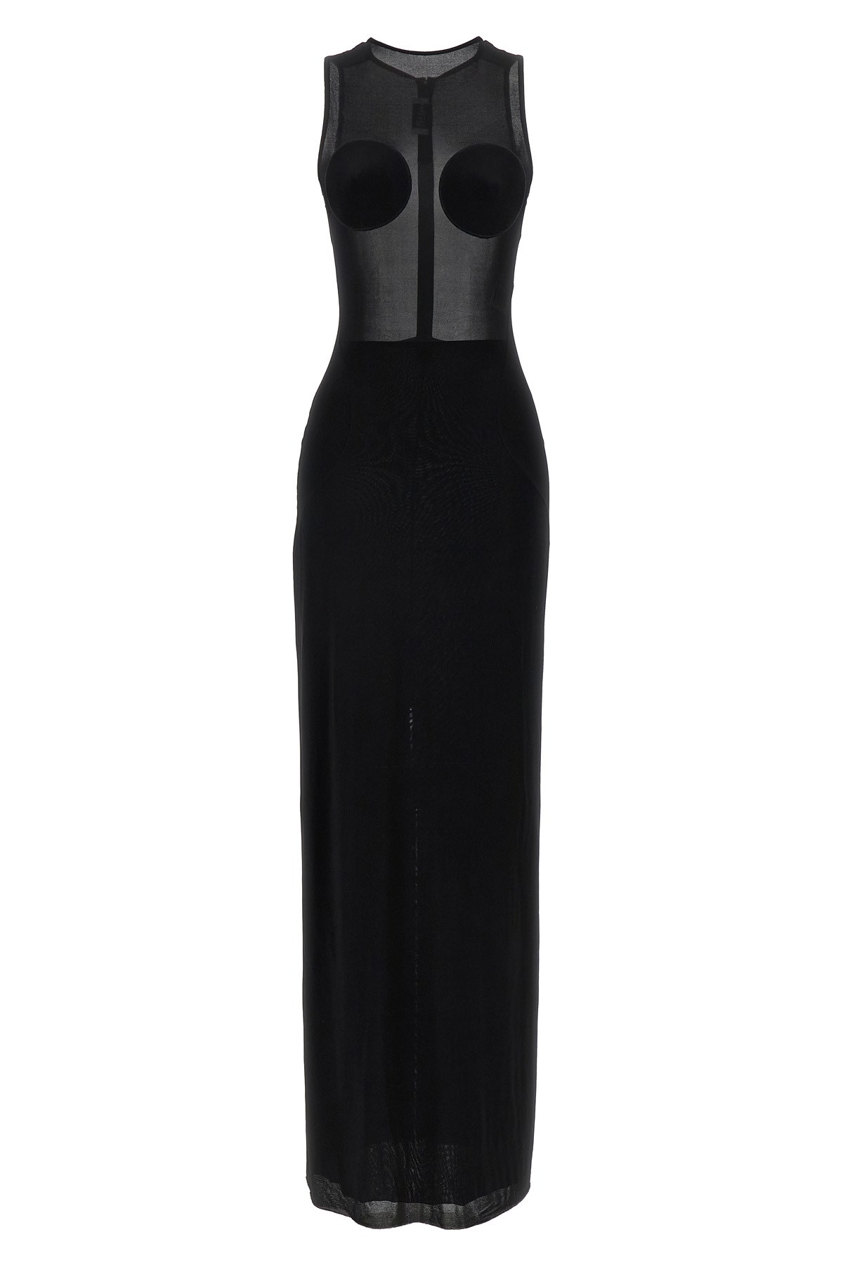 Shop Jean Paul Gaultier 'the Black Conical' Dress