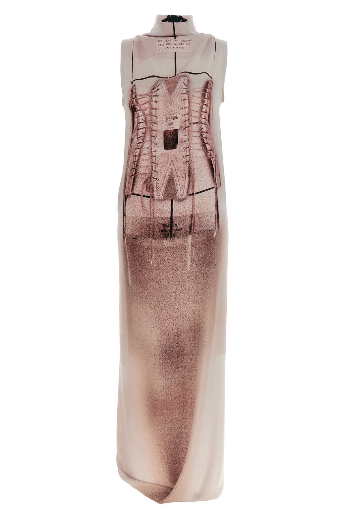 Shop Jean Paul Gaultier 'the Draped Trompe-l’å'il Corset' Dress