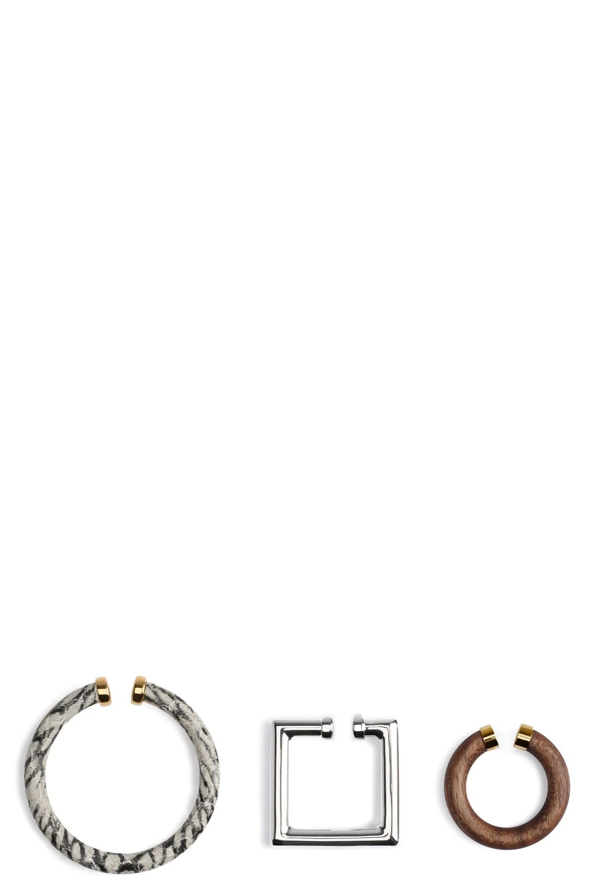 JACQUEMUS JACQUEMUS SET OF THREE 'LES BIJOUX D'OREILLE' EARCUFFS