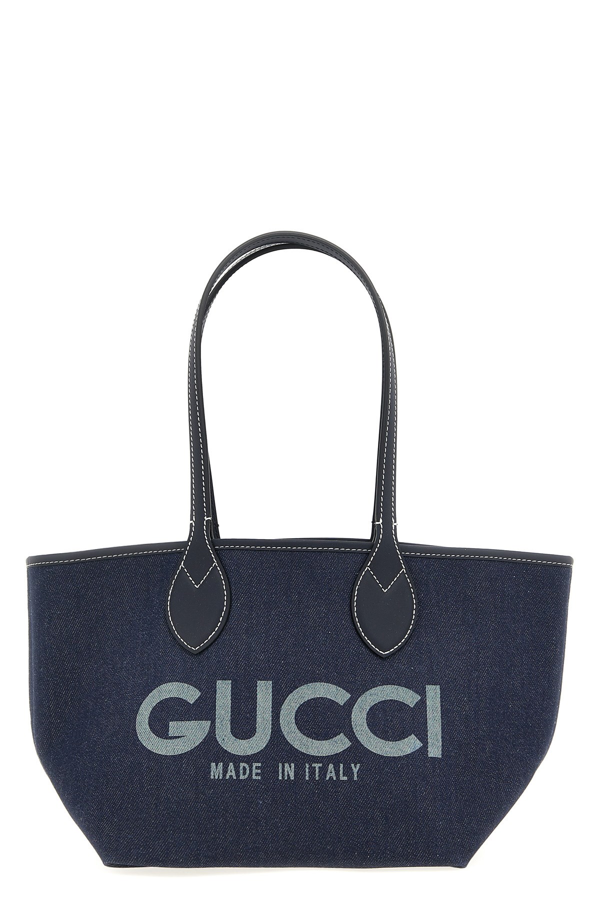 Gucci Women Denim Totissima Reversibile Shopping Bag