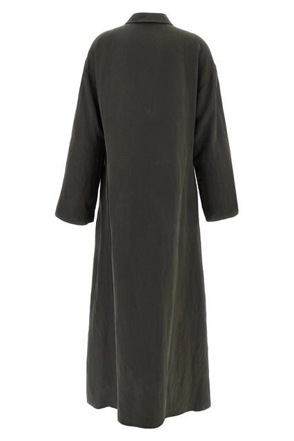 The Row ユールコットンミディドレス綿100% イタリア製 ブラック Women's Dresses in Silk, Cashmere & Wool | The Row