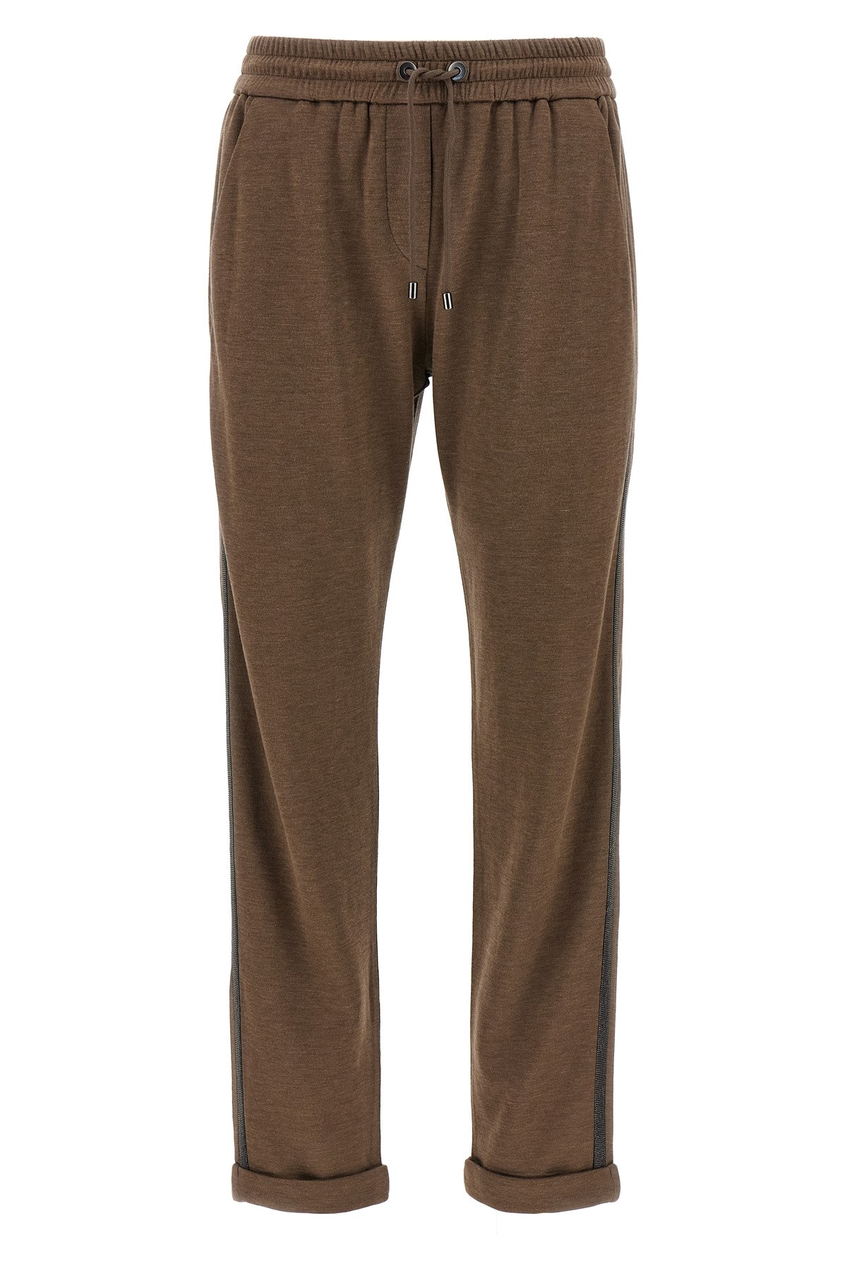 Shop Brunello Cucinelli Monile Joggers