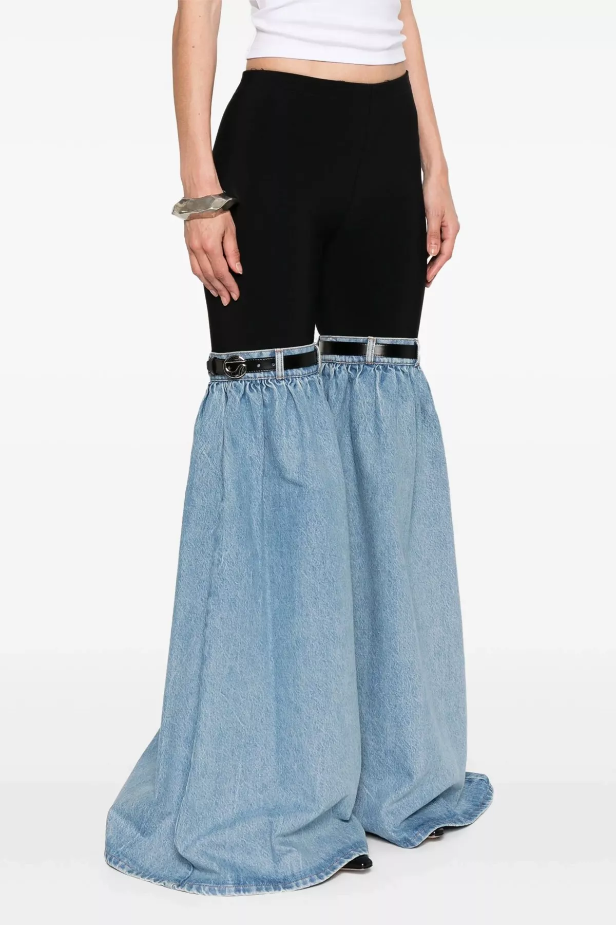 パンツ COPERNI 'Hybrid Denim Flare' pants Multicolor Hybrid Flare Denim Trousers – Coperni