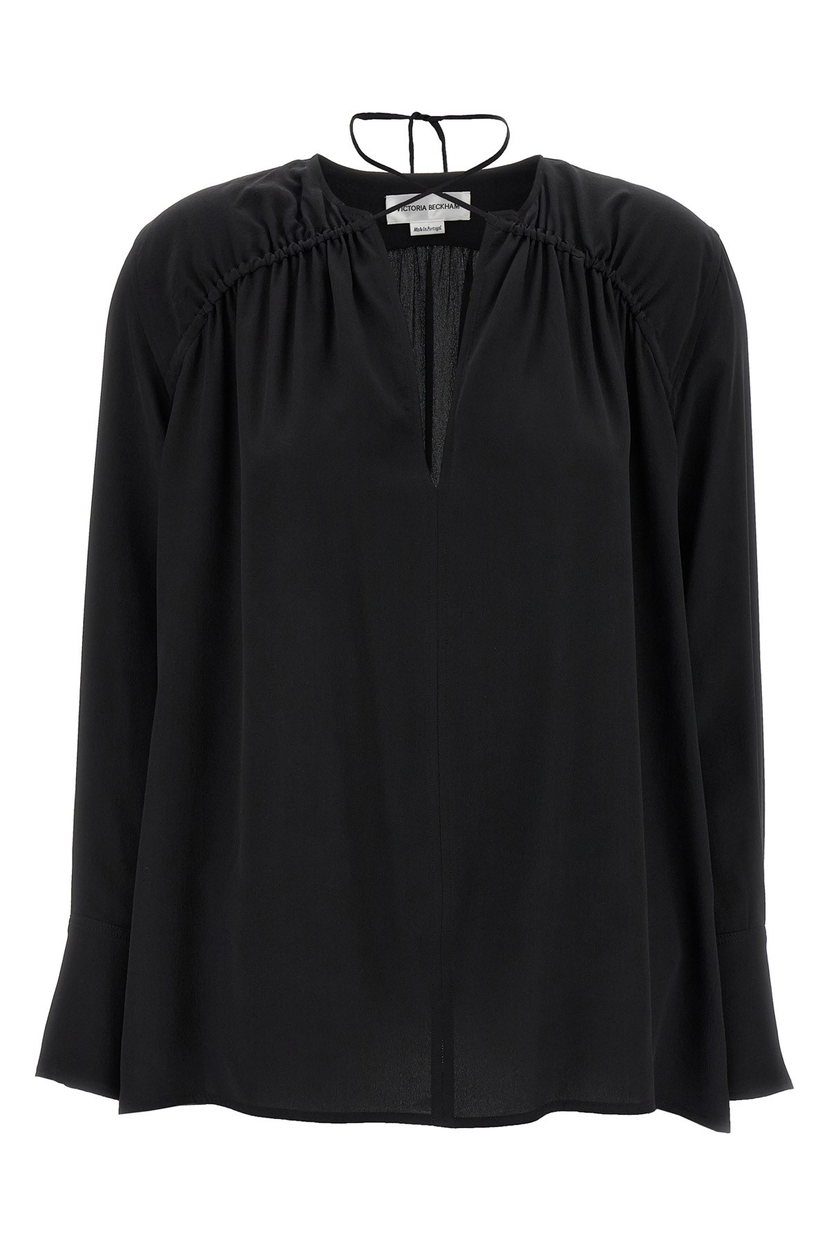 VICTORIA BECKHAM VICTORIA BECKHAM 'GATHER DETAIL TIE' BLOUSE 