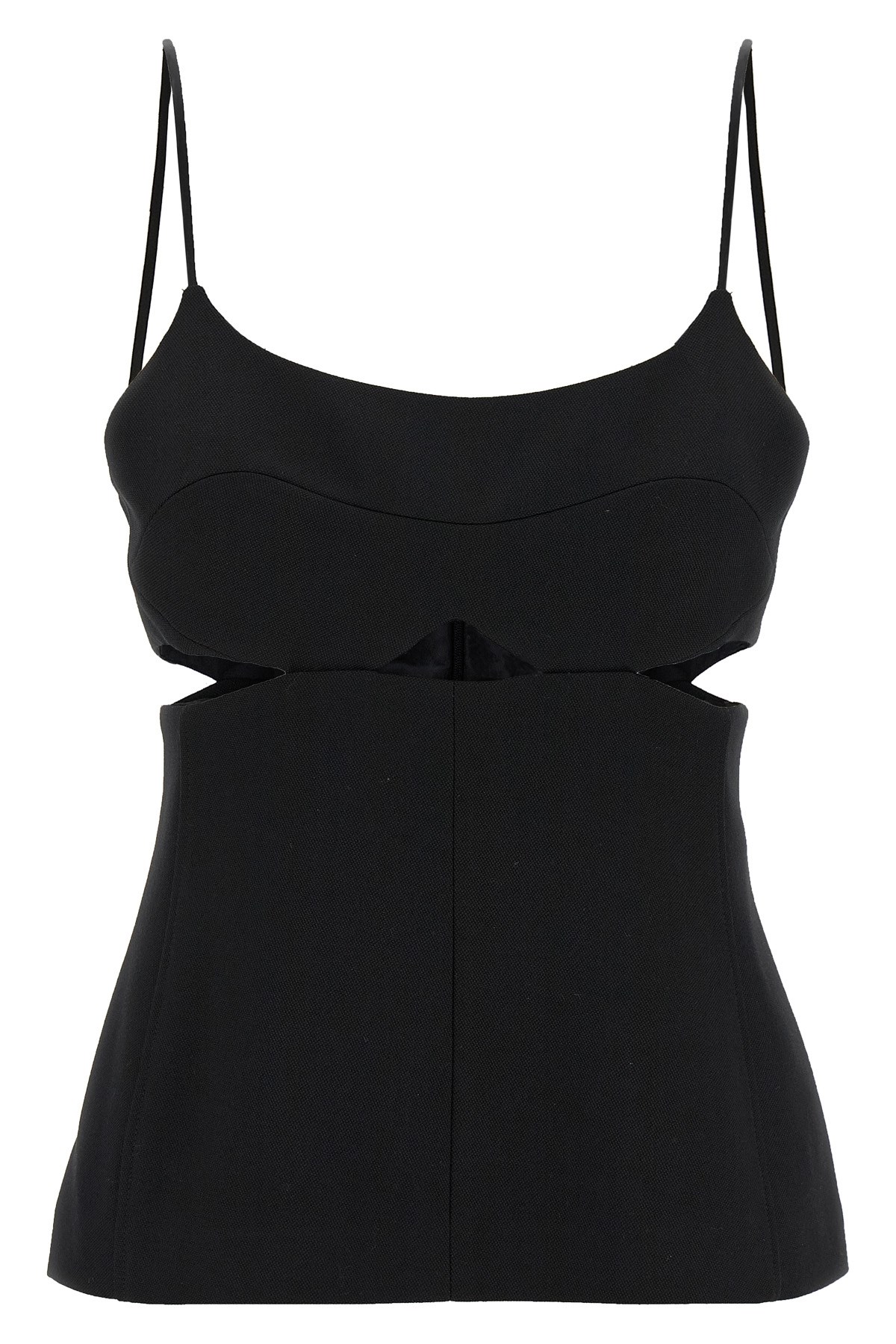 Victoria Beckham Cami Top With Cut-out Design And Spaghetti Straps