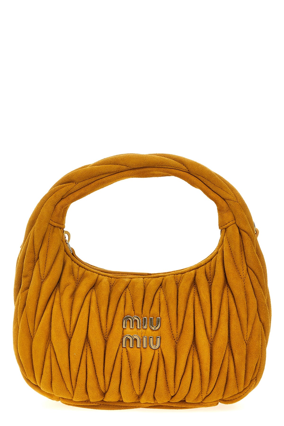 Miu Miu Hobo Wander Hand Bags Yellow