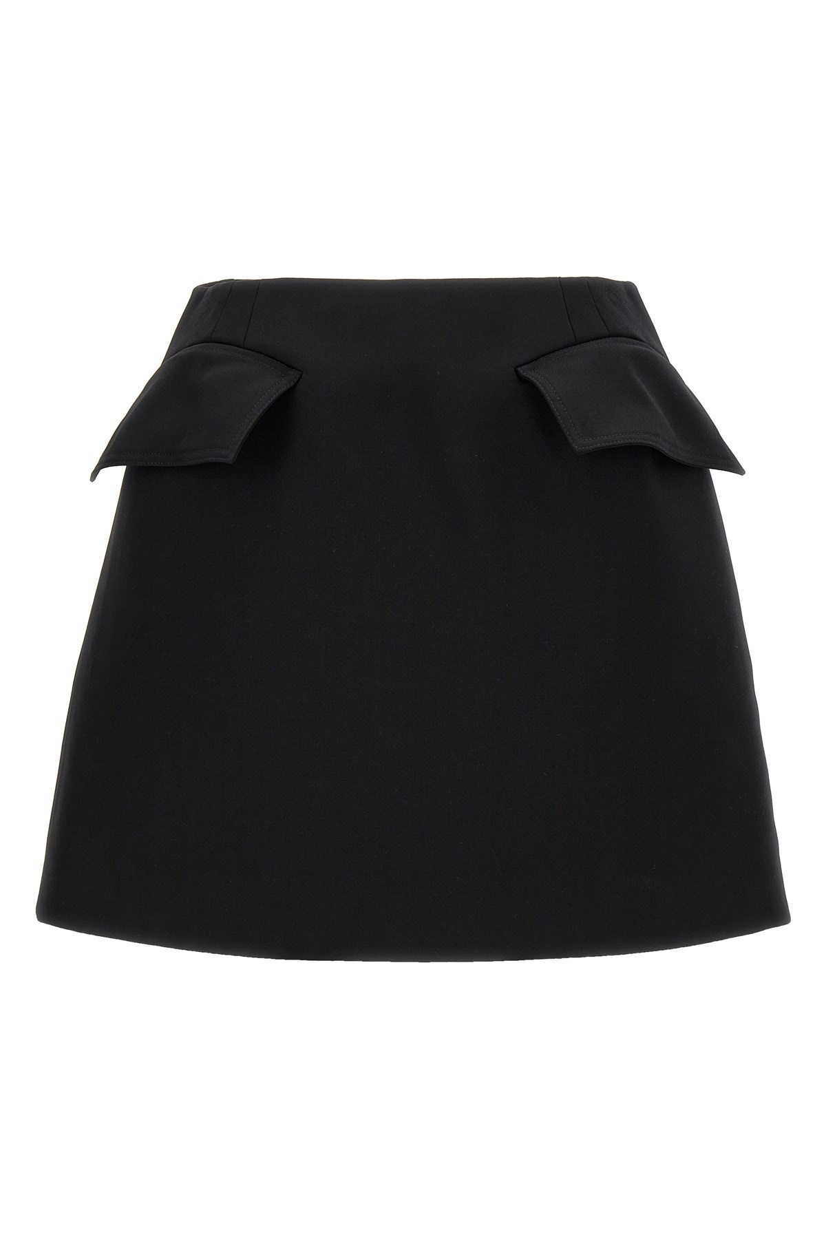 Alexander Mcqueen Mini Skirt With Structured Silhouette